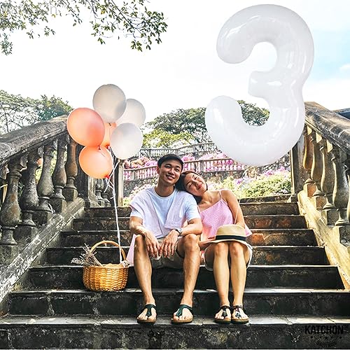 Miniatura 1160 de KatchOn, Globo dorado gigante del número 8 de 40 pulgadas, globo dorado del número 8 para decoraciones de cumpleaños de 8 años para niñas