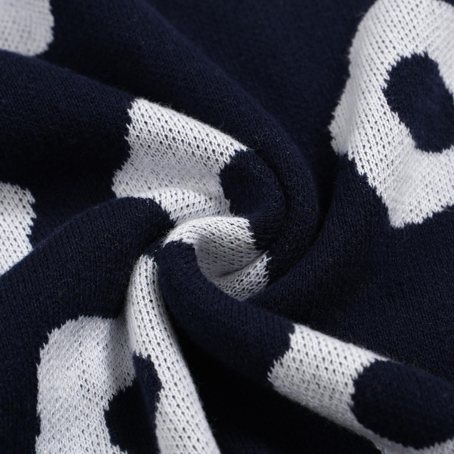 OXKNIT Mens Vintage Polo Shirts Casual Flower Pattern Knit Golf Polo Shirts Short Sleeve Jacquard Design - Image 6