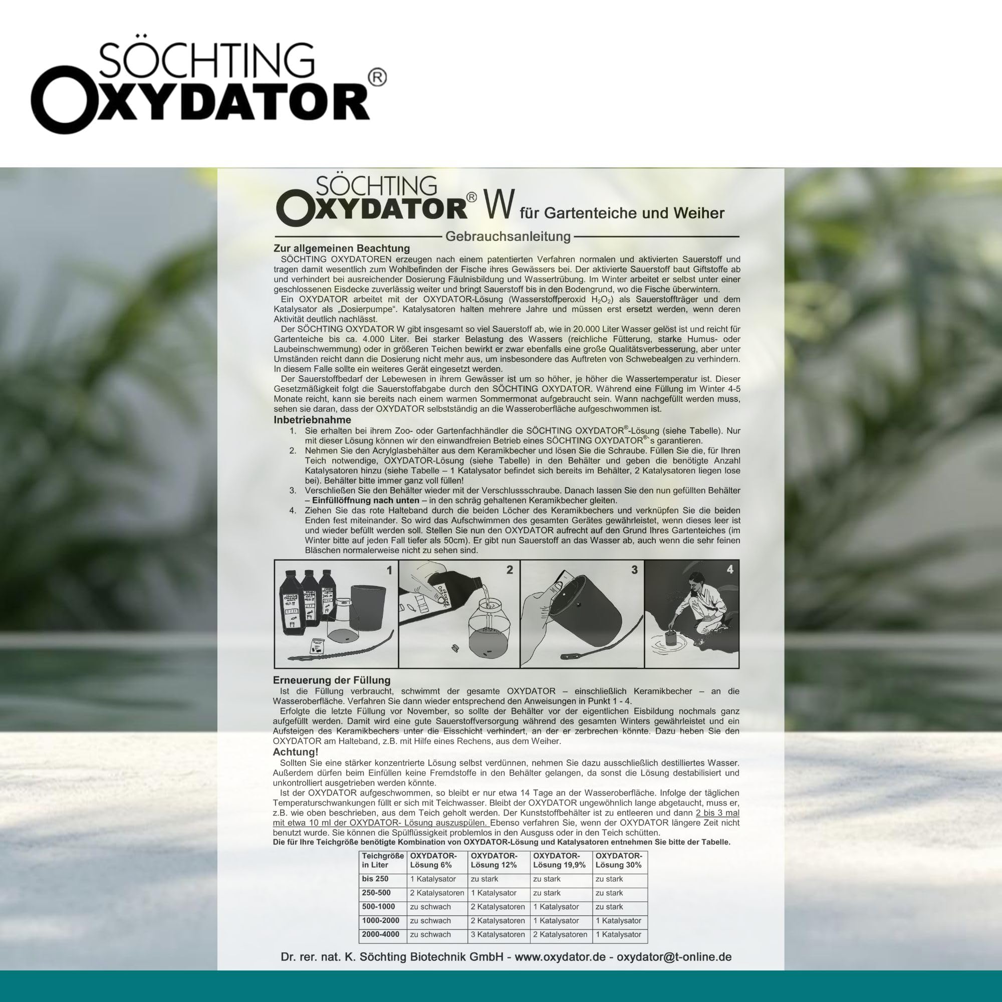 Scali 104 Oxydator W, Stagno 4000 L