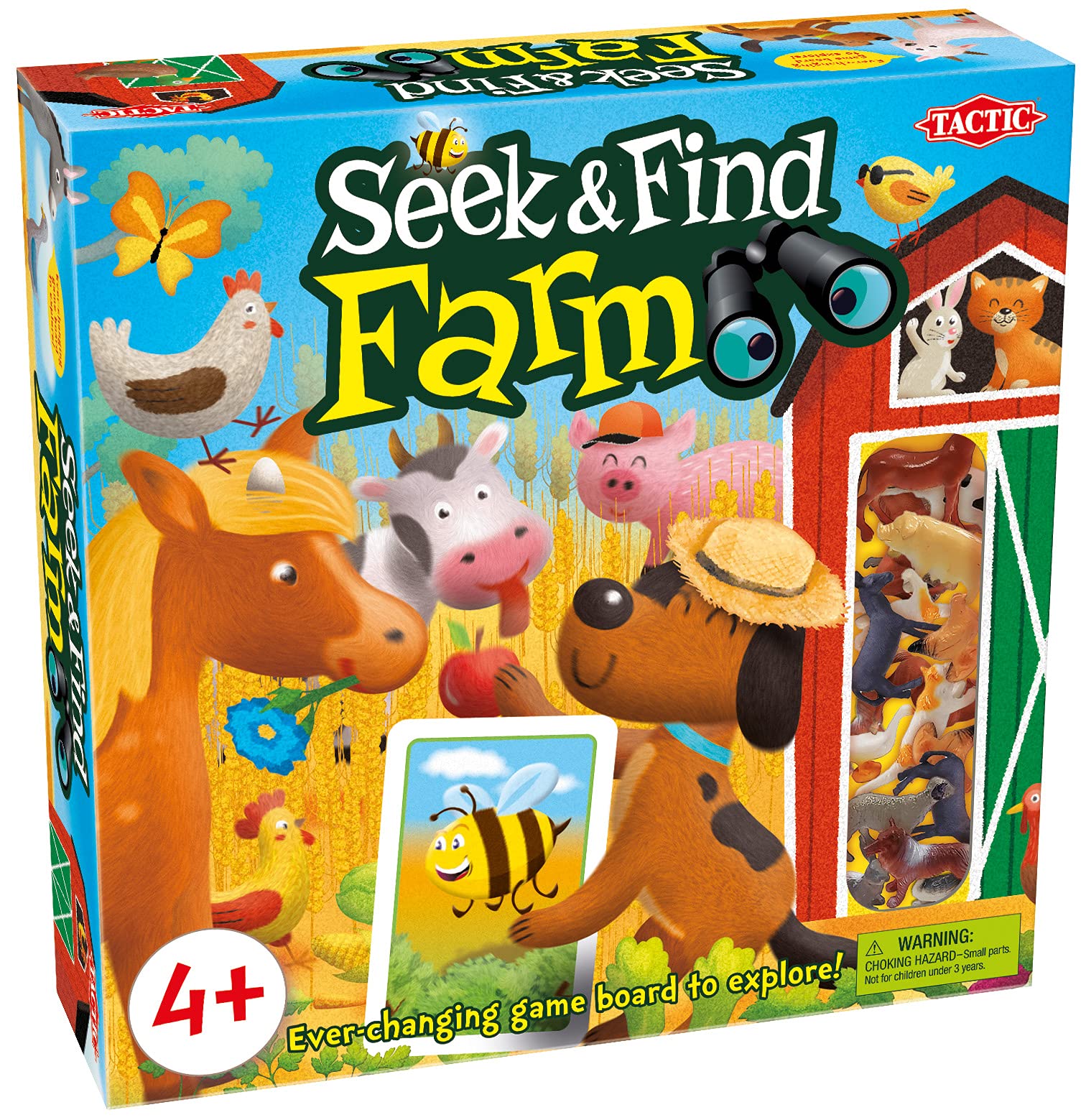 Tactic Games Seek & Find Farm, 6,2x25x25, Multicolor