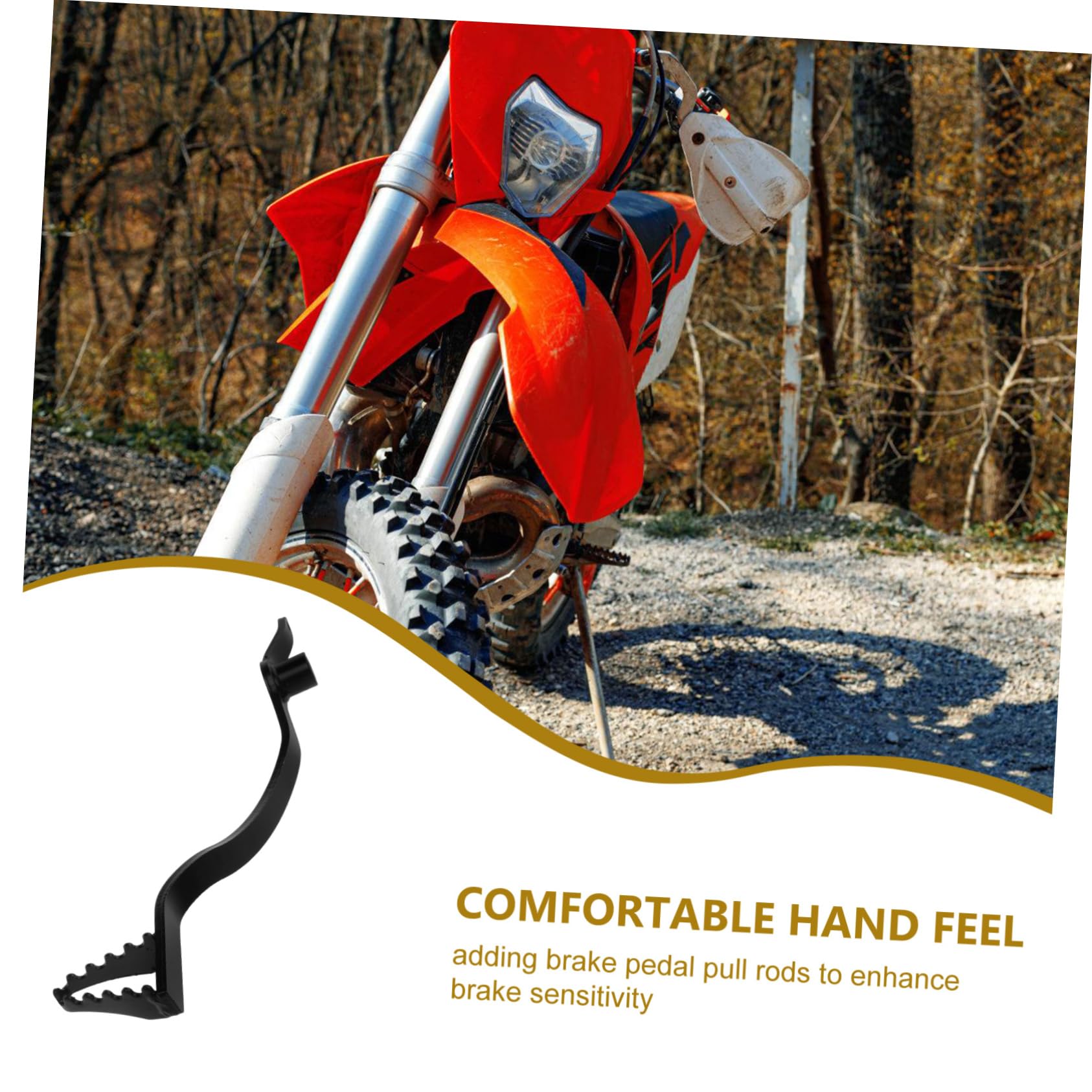 PLAFOPE 160 Pedal De Freno Trasero De Motocicleta De Compatible Dirt Construcción Metálica Ligera y Diseño Para