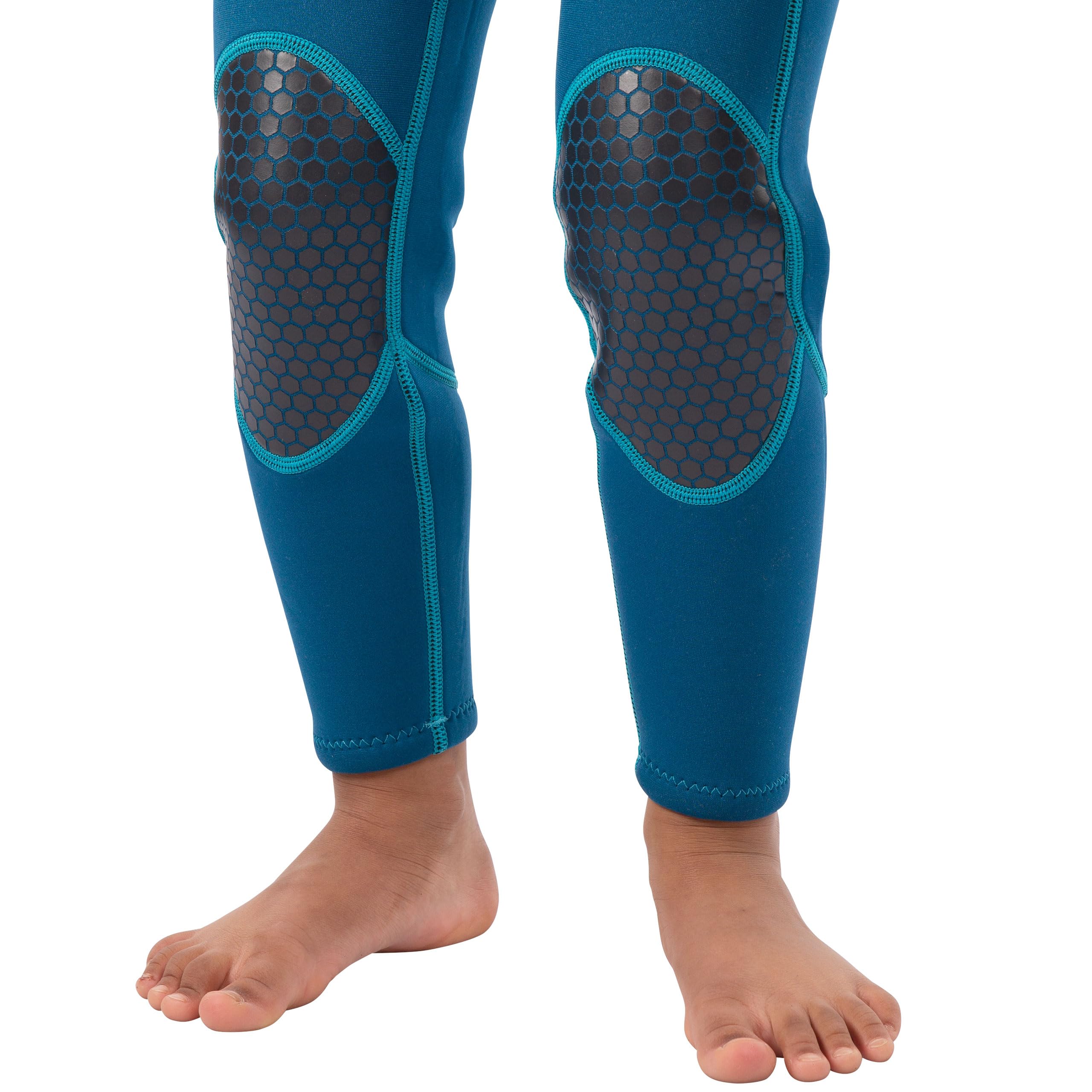 Mädchen-Neoprenanzug, 3 mm, volle Länge, ergonomische Passform, interner Schlüsselversteck hinten, Selbst-Reißverschluss, Lillian