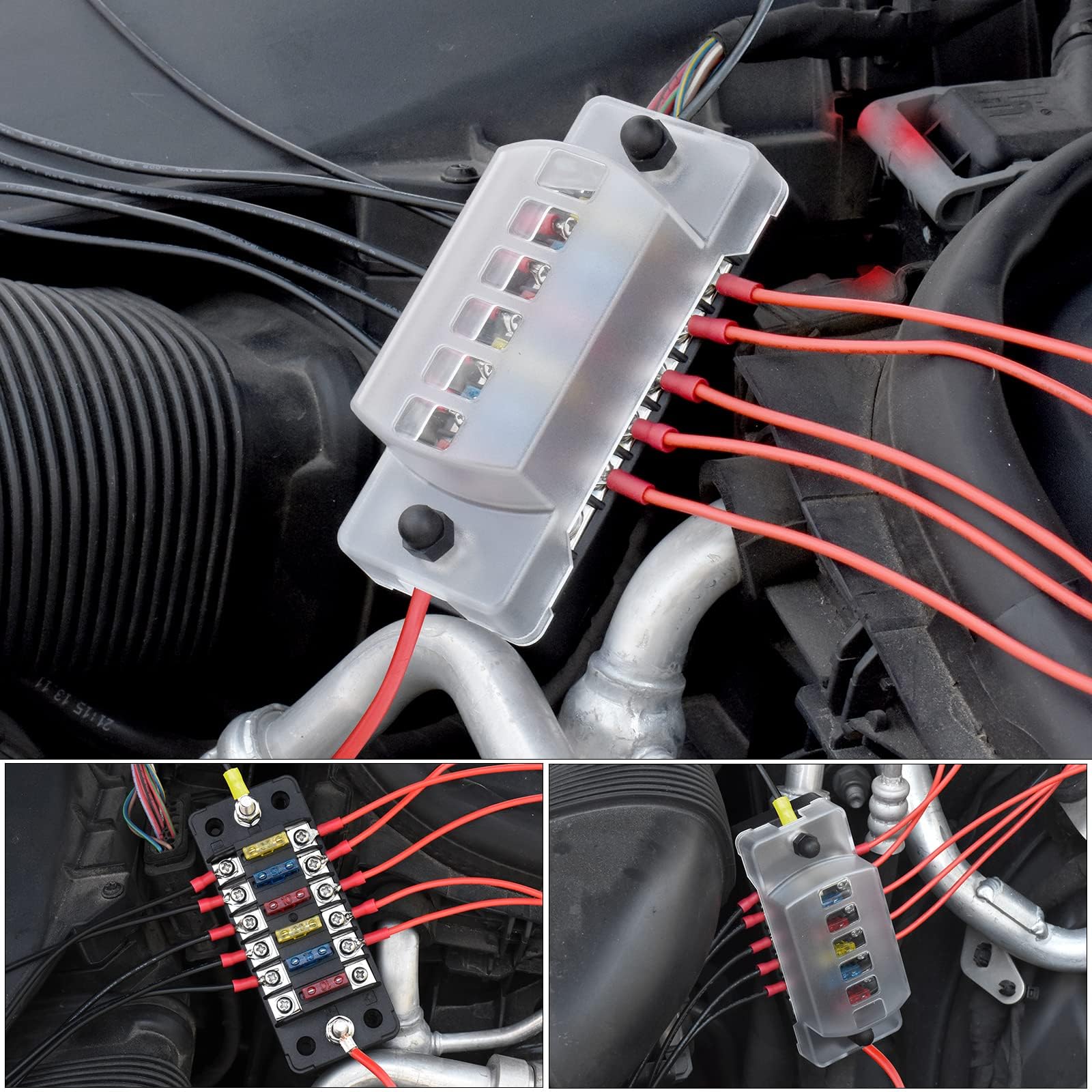 Portafusibile A 12 Vie Con Terminali A Forcella Per Auto, Camion - Foto 6