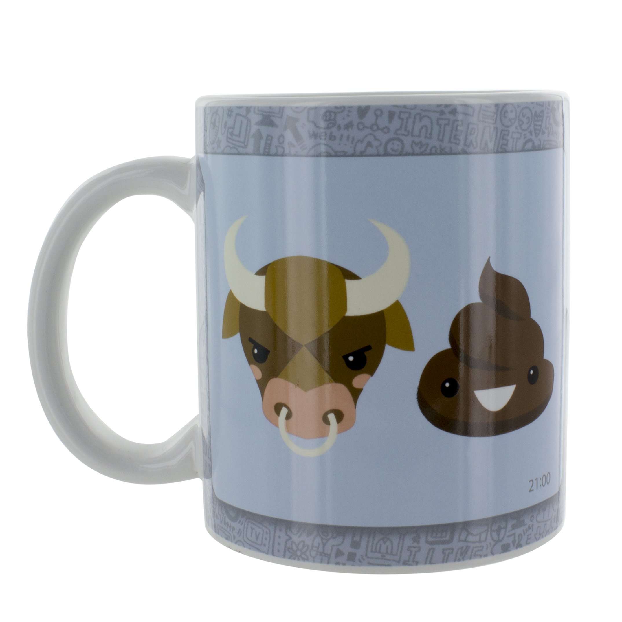 Tazas Bull, cerámica, Multi, 12 x 8 x 10 cm