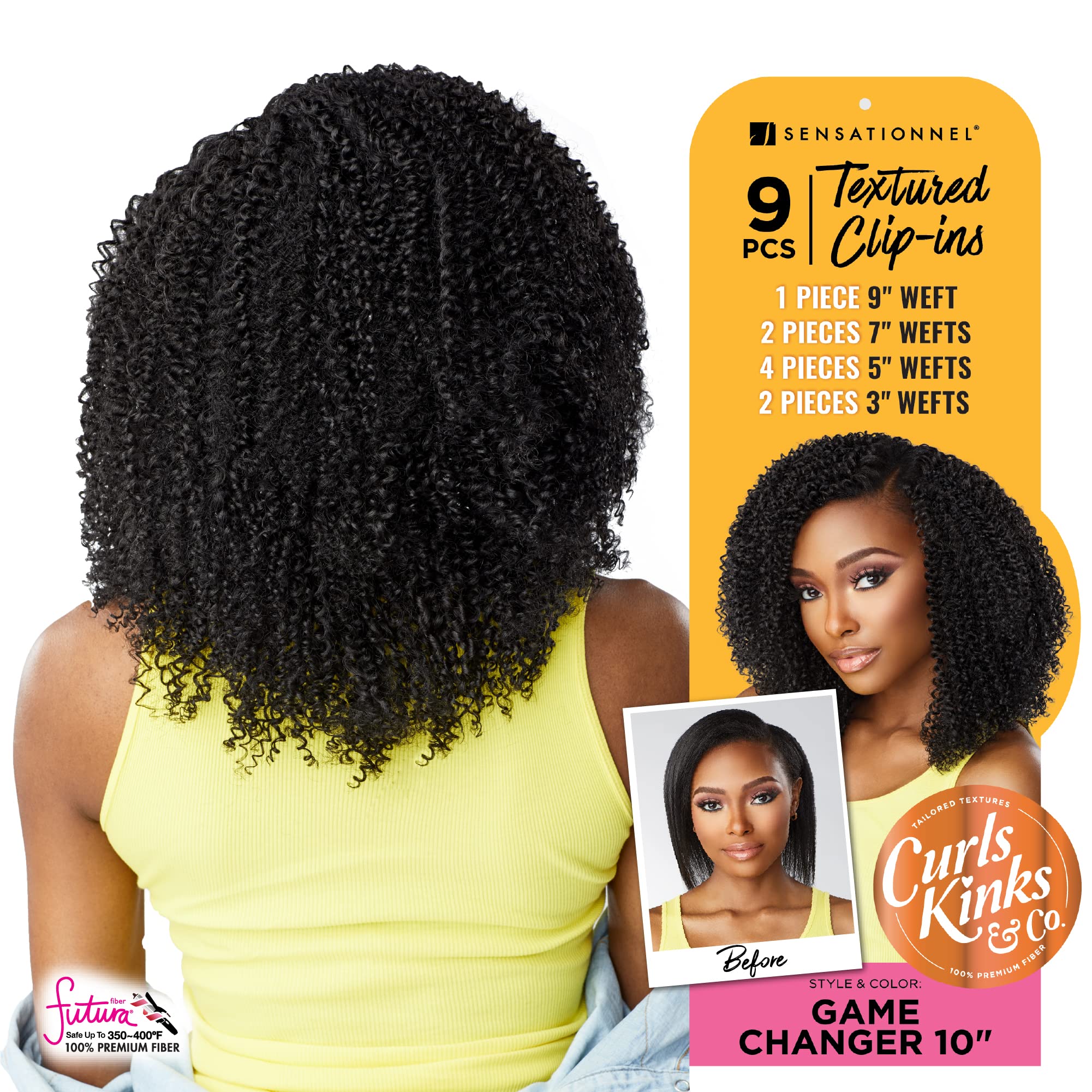 Amazon.com : Sensationnel Curls kinksandco clip in - game changer