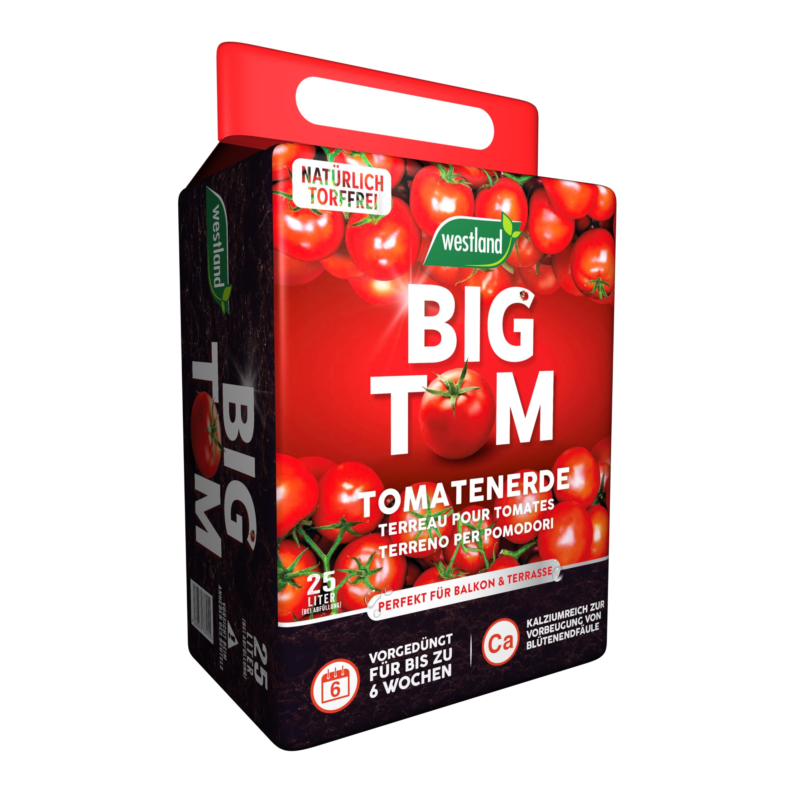 Westland Big Tom Tomatenerde, 25l, für 3X mehr Tomaten, natürlich torffrei