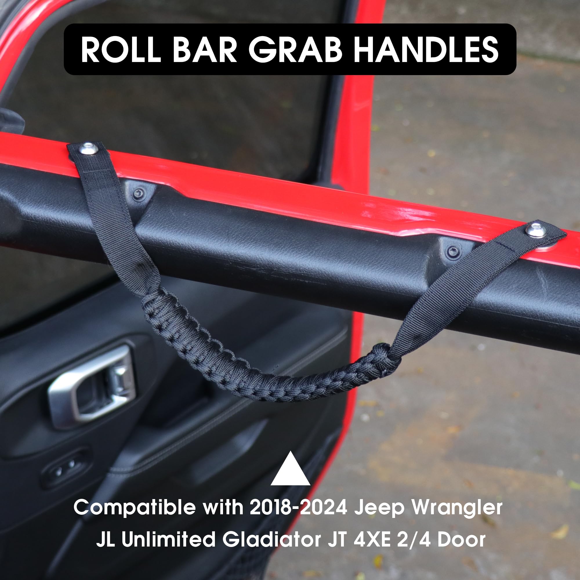 Sukemichi Roll Bar Grab Handles For Jeep Wrangler