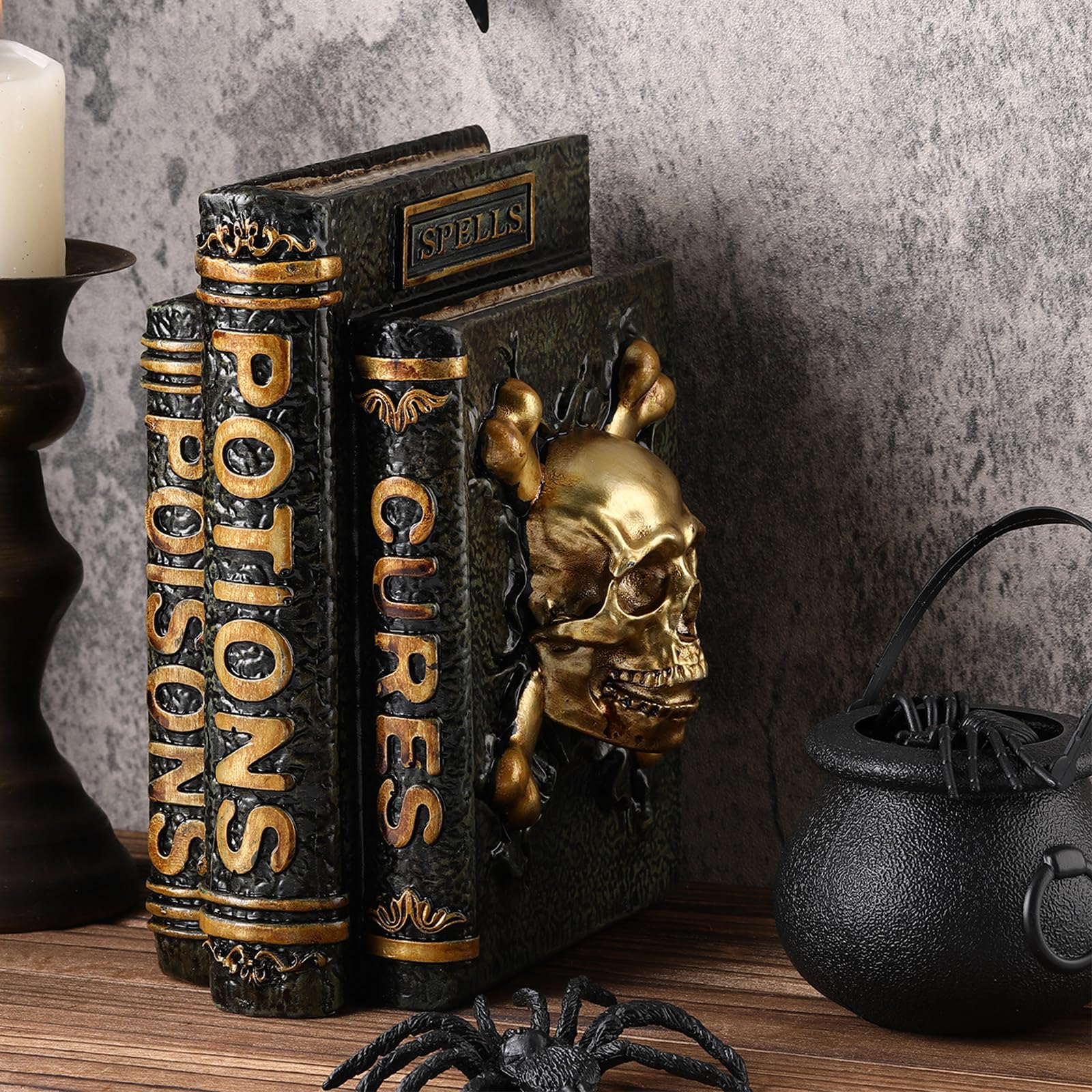 witch sign and spellbook decor product