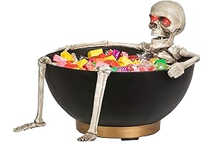 Gemmy Skeleton Candy Bowl
