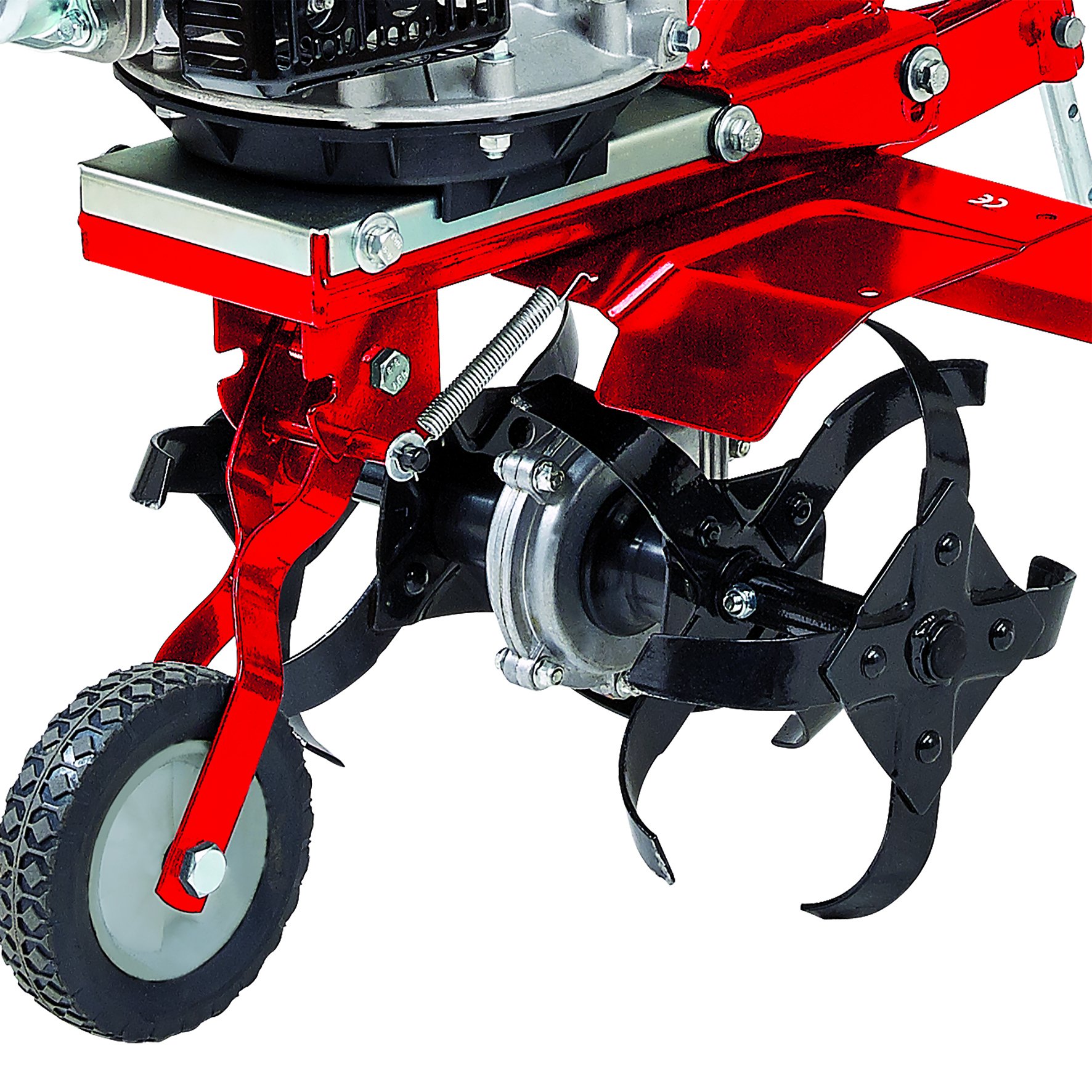 Einhell Zappatrice a benzina GC-MT 1636 | Larghezza di lavoro 16 cm | Motore a 4 tempi | Robuste lame | Perno di arresto regolabile in altezza | Ruota di guida
