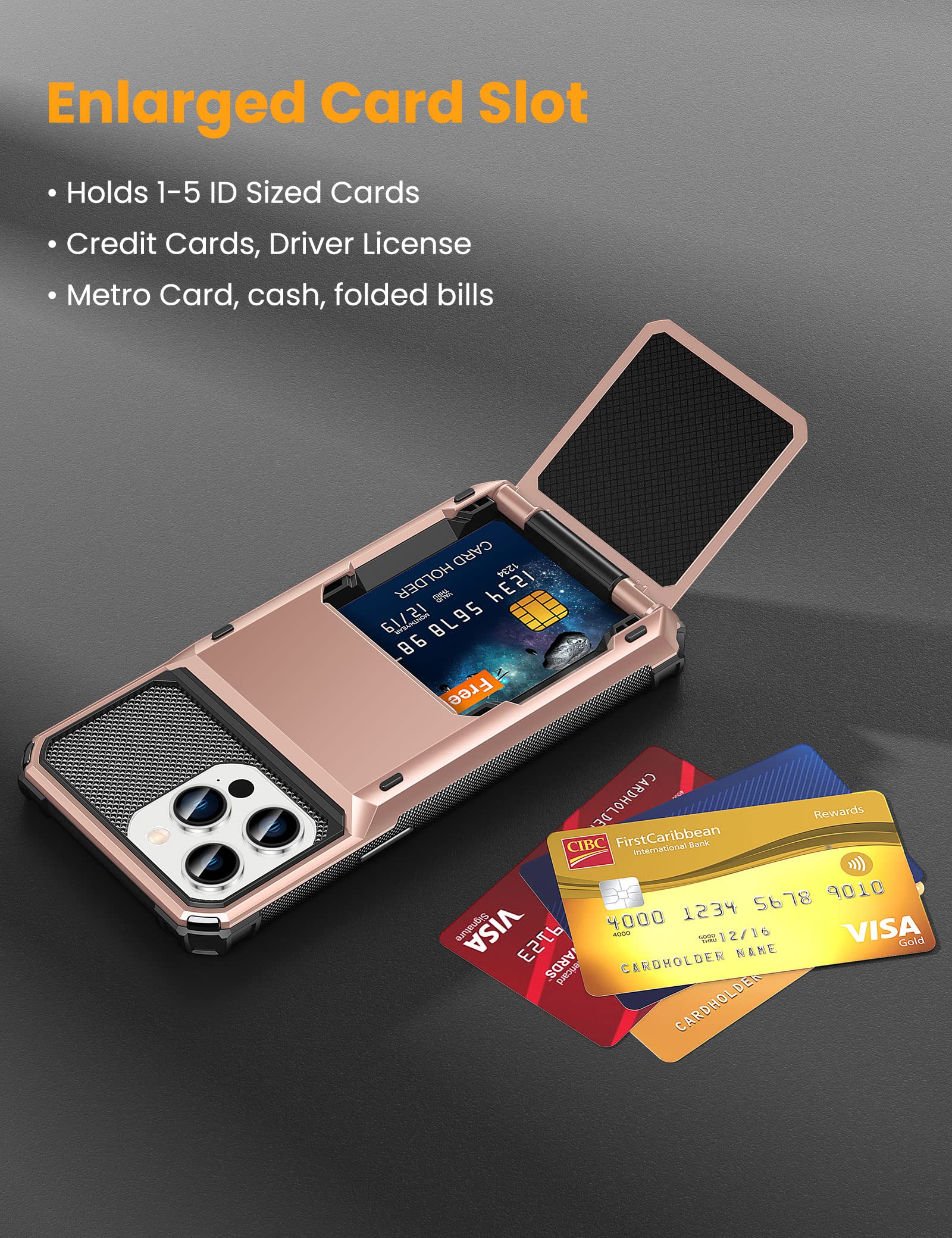 Amazon.com: TITACUTE for iPhone 14 Pro Max Case 6.7 Wallet 5