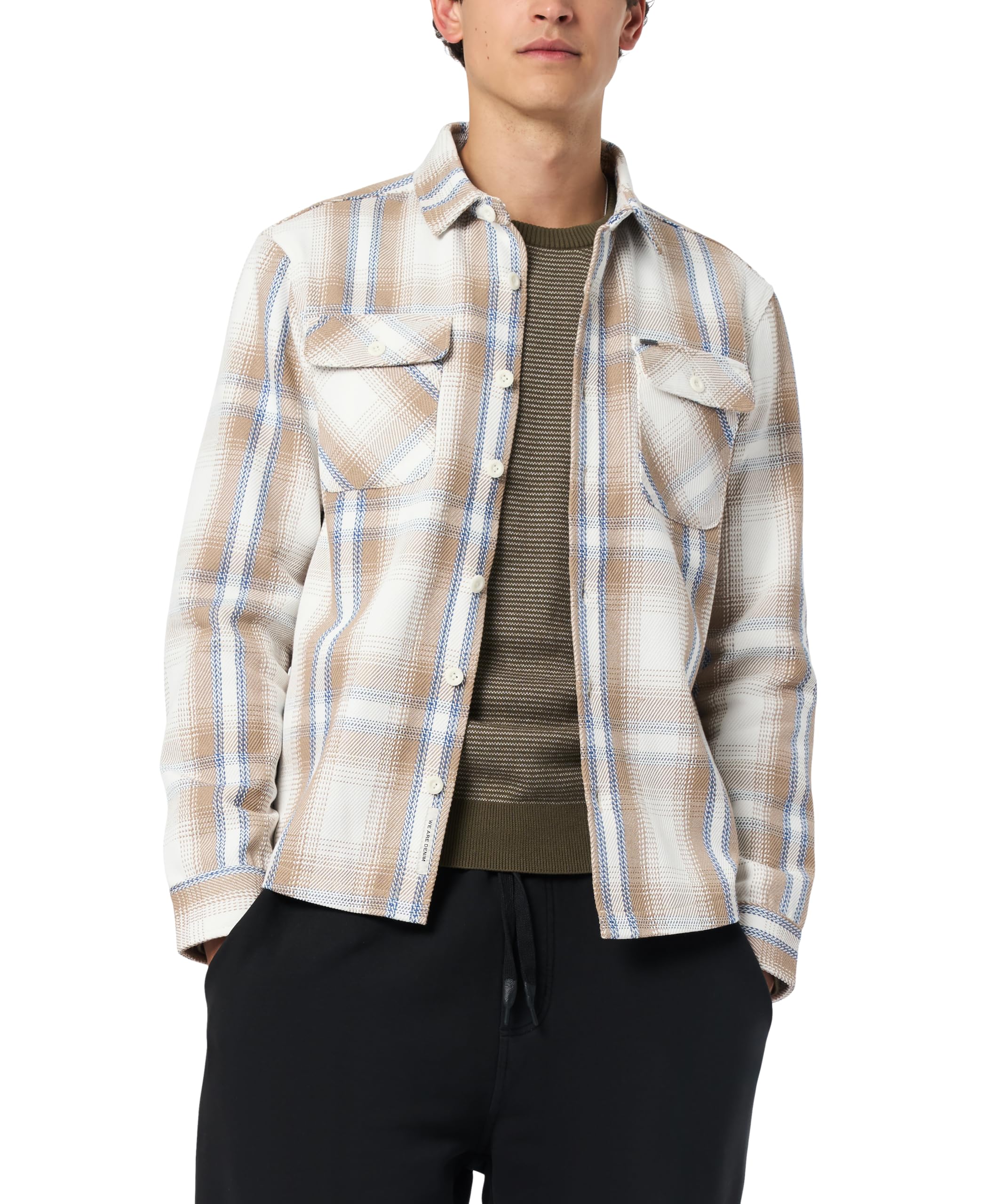 Buffalo David Bitton Men's Shirt Style Shacket Jacket