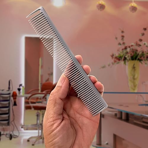Miniatura 8 de Styling Gear Peine de dientes anchos resistente al calor, peineta para peluquería y estilista, sin estática, para alisar el cabello, peine para