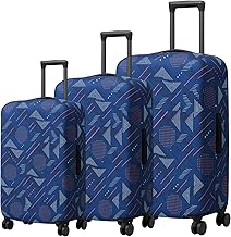 AMPEREUS® Trolley Bag Cover Set of 3 – Small, Medium & Large Polyester Luggage Covers | Protective Cover for Trolley Bags, Suitcases & Luggage | Fits 20, 24 & 28 Inch Fiber-Plastic Bags