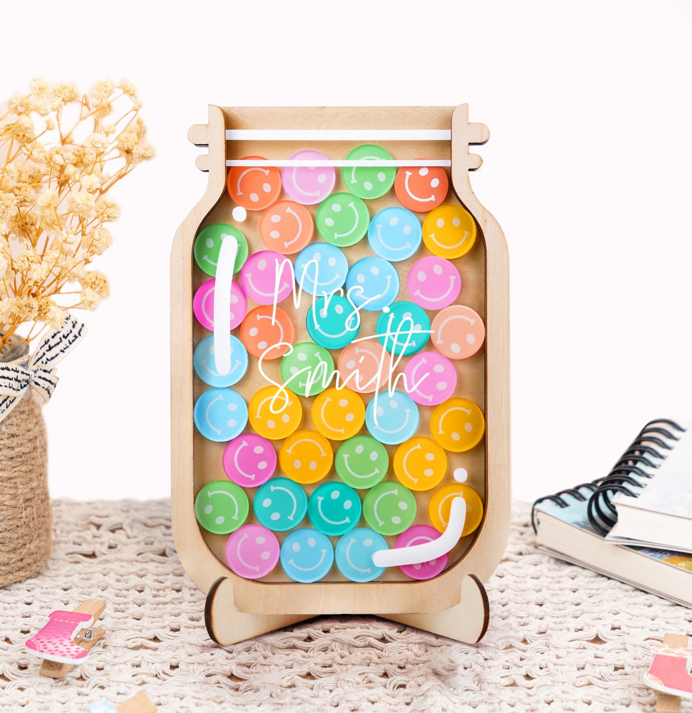Pot De Récompenses Magnétique Étoiles – Tableau Motivation Enfants, Classe & Maison