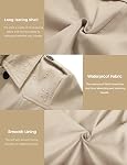 Wantdo Women's Waterproof Trench Coat Classic Lapel Outerwear Coat with Belt