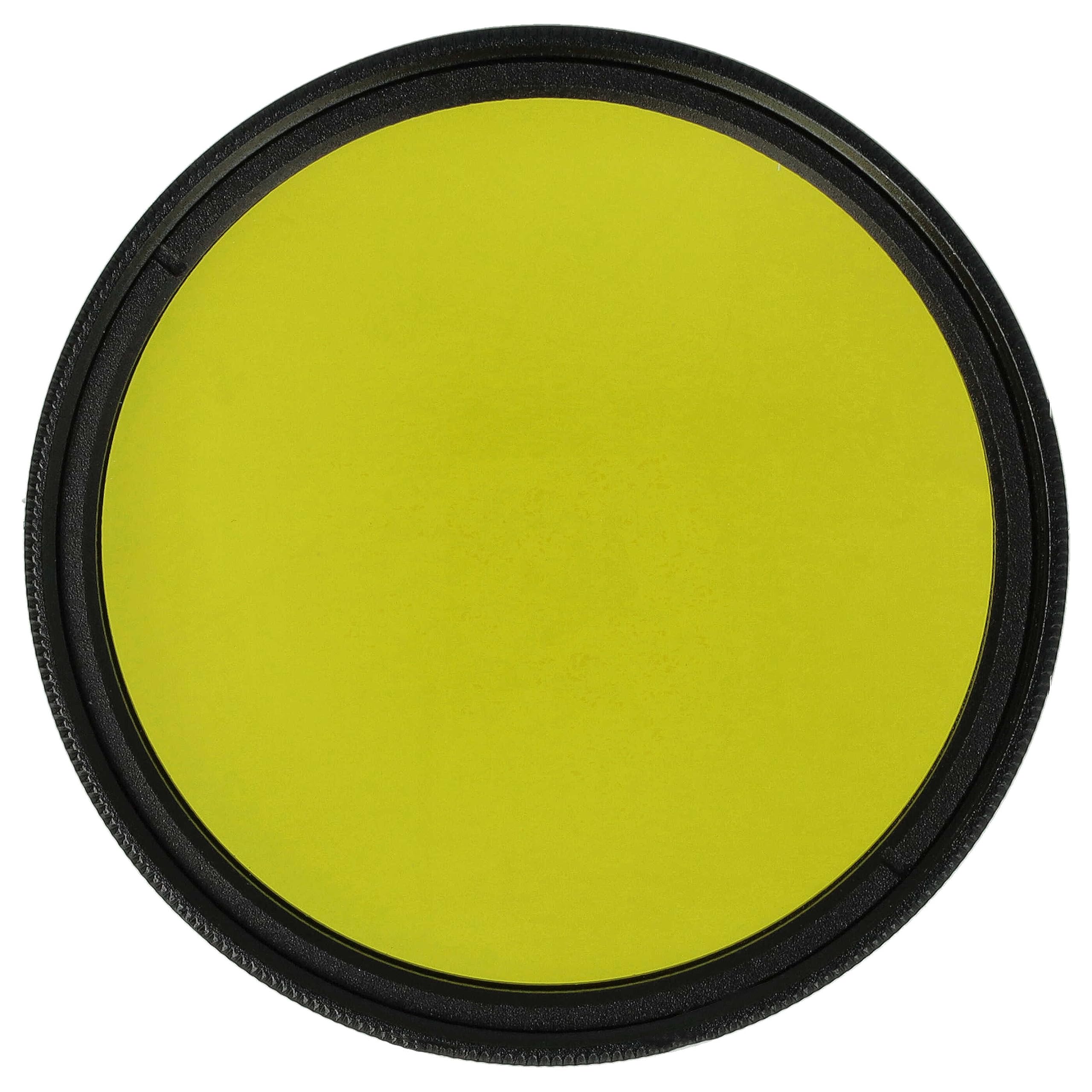 vhbw Uniwersalny filtr kolorów do obiektywów z gwintem 49mm - Żółty filtr