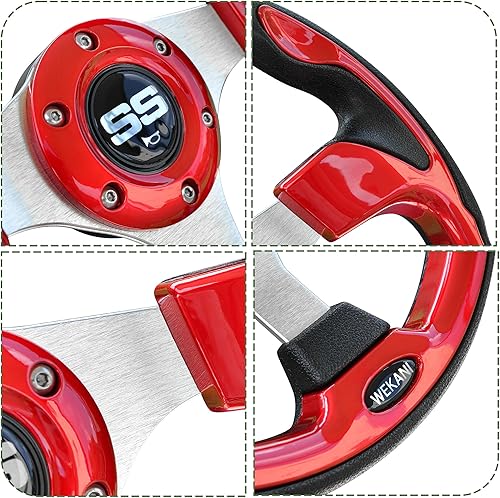 Miniatura 3 de Carro de golf Volante para EZGO YAMAHA y Club Car Precedent La mayoría de los carros de golf Rojo