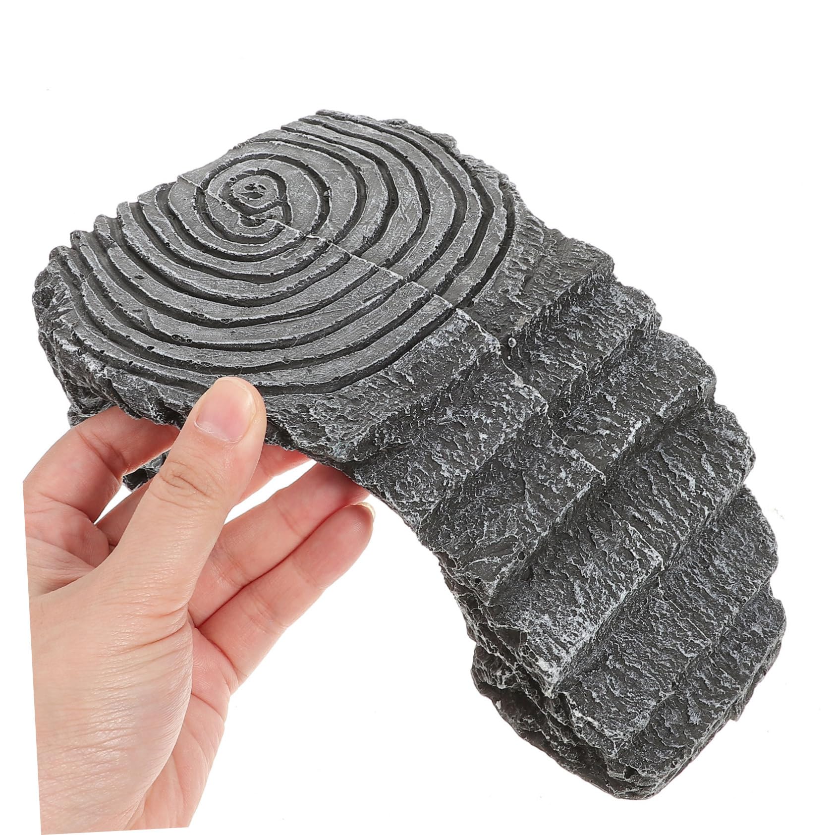 Plataforma De Reptiles para Tomar El Sol para Tortugas Rampa Integrada, Resina Resistente, Tamaño Mediano, para Acuario y Terrario, Adecuado para Tortugas Acuáticas y Reptiles Domésticos