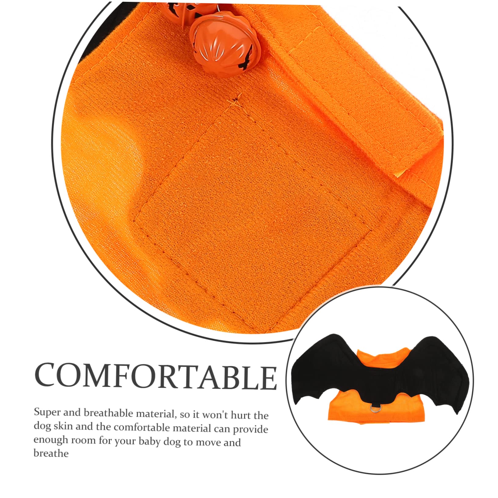 SUPVOX 4pezzi Costume Cane Per Halloween Abbigliamento Per Domestici Accessorio Per e Campanella