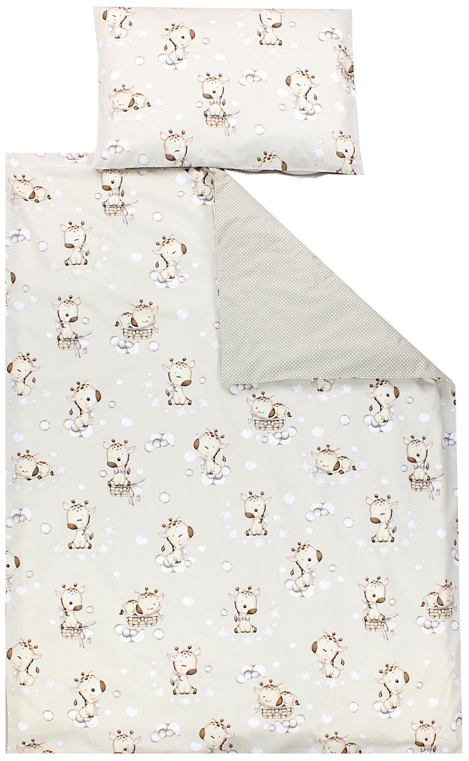 TupTam Juego de Ropa de Cama para Niños, de 2 Piezas., Zorros en el avión/Verde, 120x90 cm — view 24