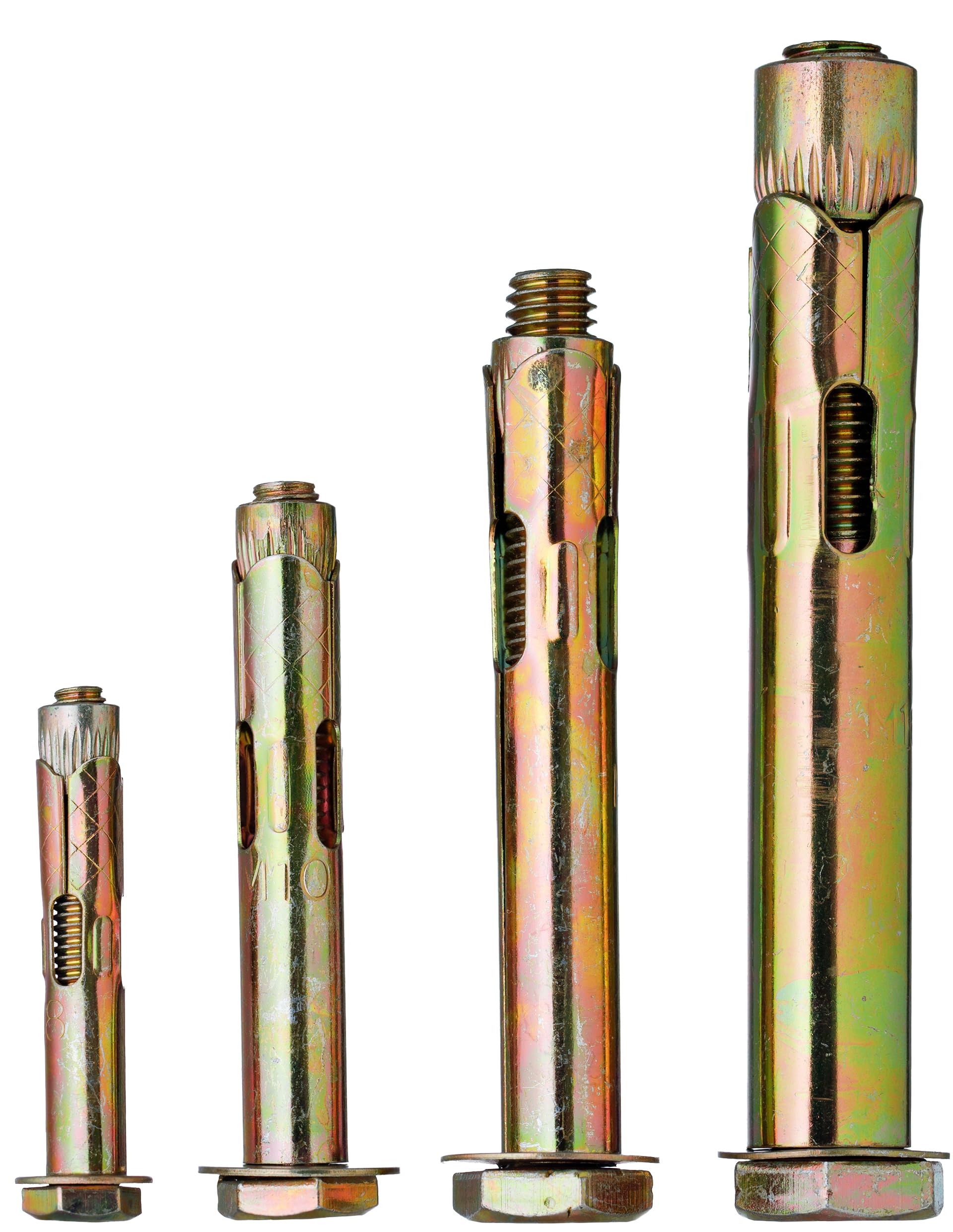 YoiYee M10*100mm Sleeve Anchor Hex Bolts, Heavy Duty Expansion Through Bolts for Concrete Brick & Masonry Fixings - Image 4