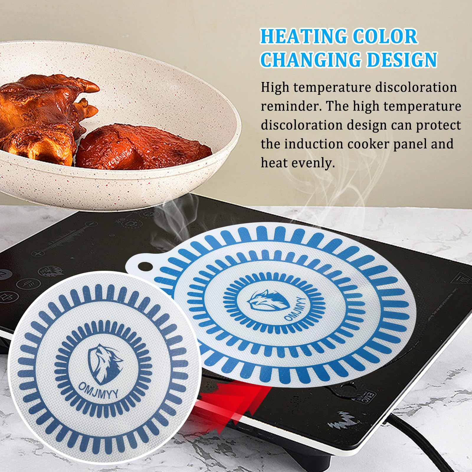 Tappetino Protettivo Per Piano Cottura A Induzione 52x61cm | Silicone Antiscivolo, Riutilizzabile - Foto 11