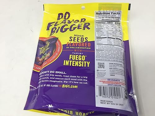 Miniatura 3 de BIGS Takis Fuego Sunflower Seeds Bolsa de 363 onzas paquete de 3