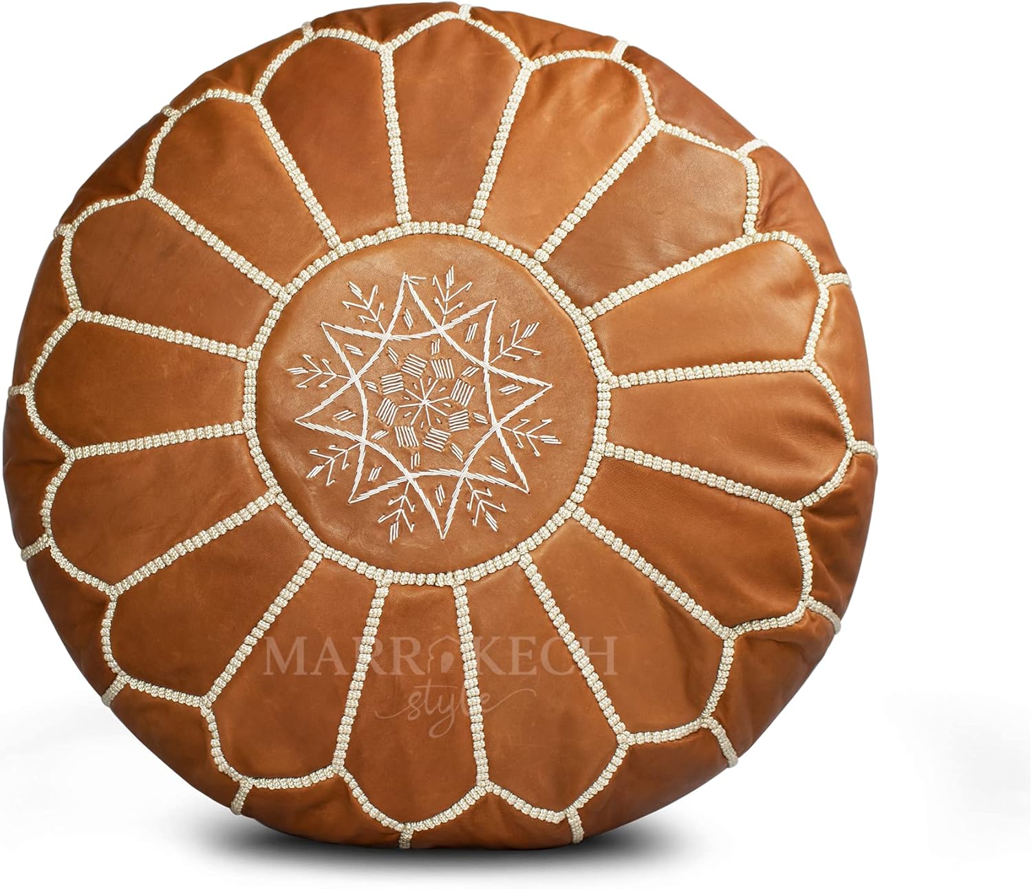 Uр Tо 60% оƒƒ Marrakesh Style Amazing & Beautiful, Original poufs Moroccan Leather Pouf, Natural Leather poufs, Home Gifts, Wedding Gifts, Unstuffed (Brown)