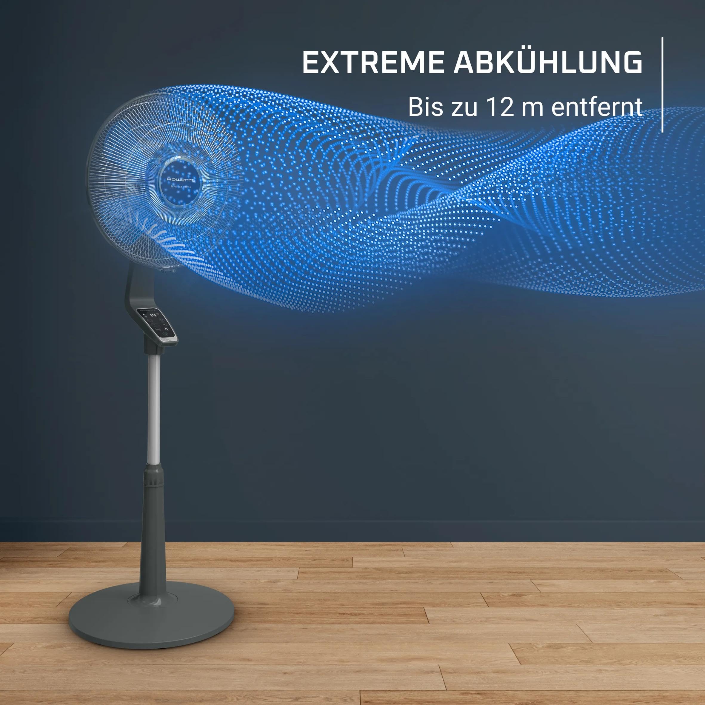 Rowenta Turbo Silence Extreme, Standventilator, leistungsstark, langlebiges Design, energiesparend, VU5677