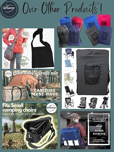 Miniatura 9 de MYSUPOT Bolsa de repuesto de 40 x 7 x 7 pulgadas (verde, M) para silla de campamento plegable, portátil, hamaca, esterilla de yoga, silla de playa,