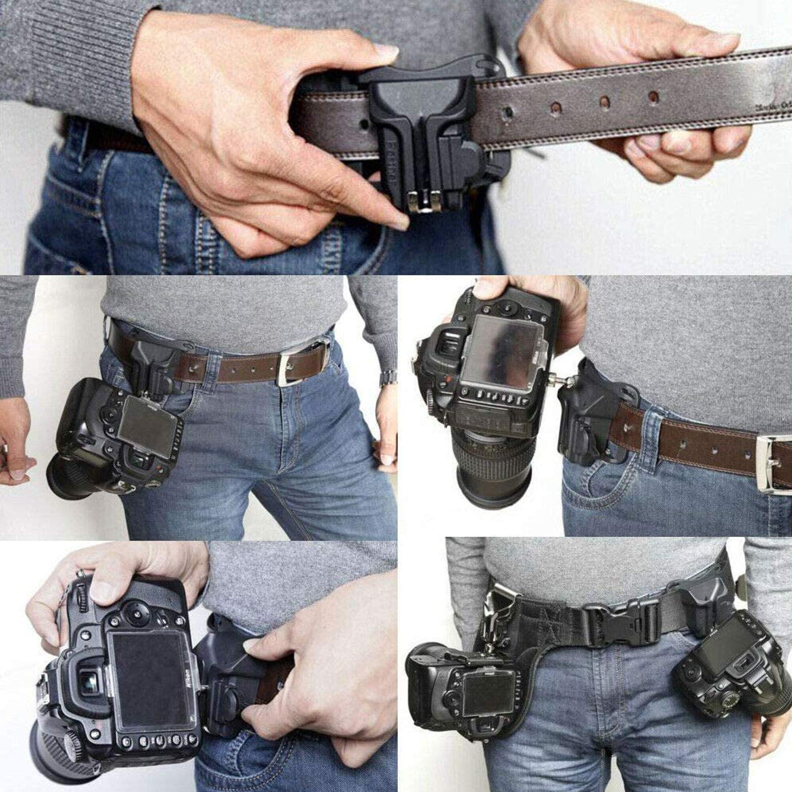 Amazon | Kioducky カメラホルスタークリップ デジタル一眼レフカメラ