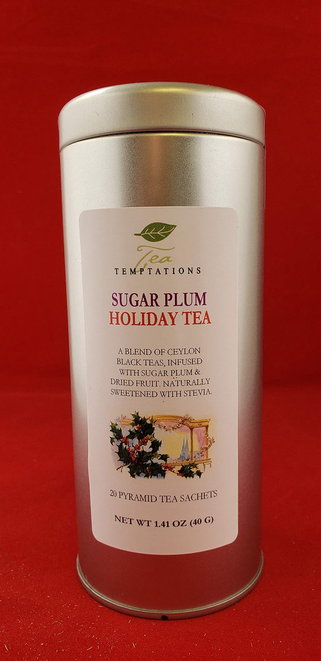 Sugar Plum Tea in Pyramid Sachets (2 Tins)