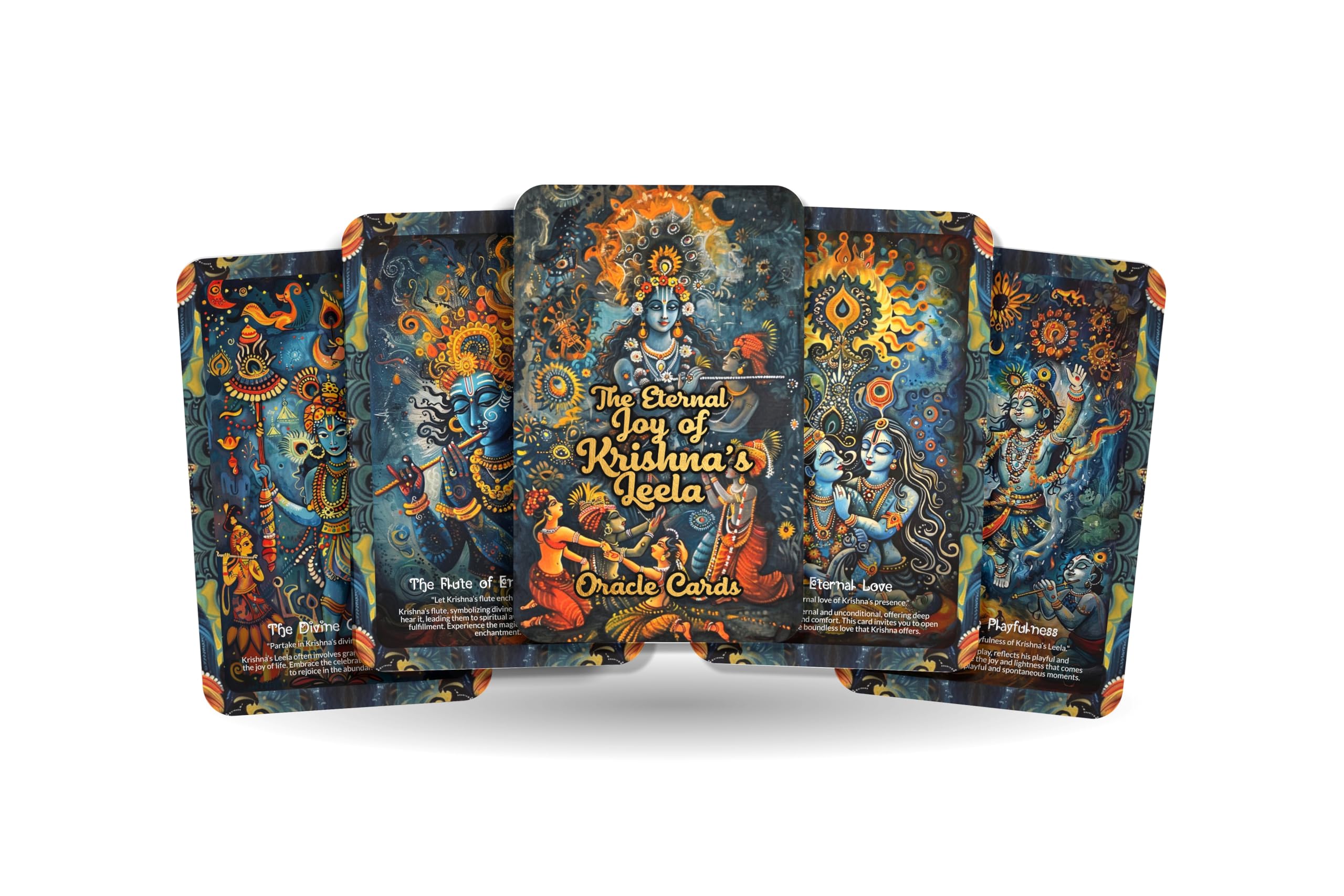 IBIZA TAROT The Eternal Joy of Krishna’s Leela Oracle Cards - 22 Oracle Cards - Embracing The Playful and Joyous Nature of Krishna’s Divine Leela.-picture-15