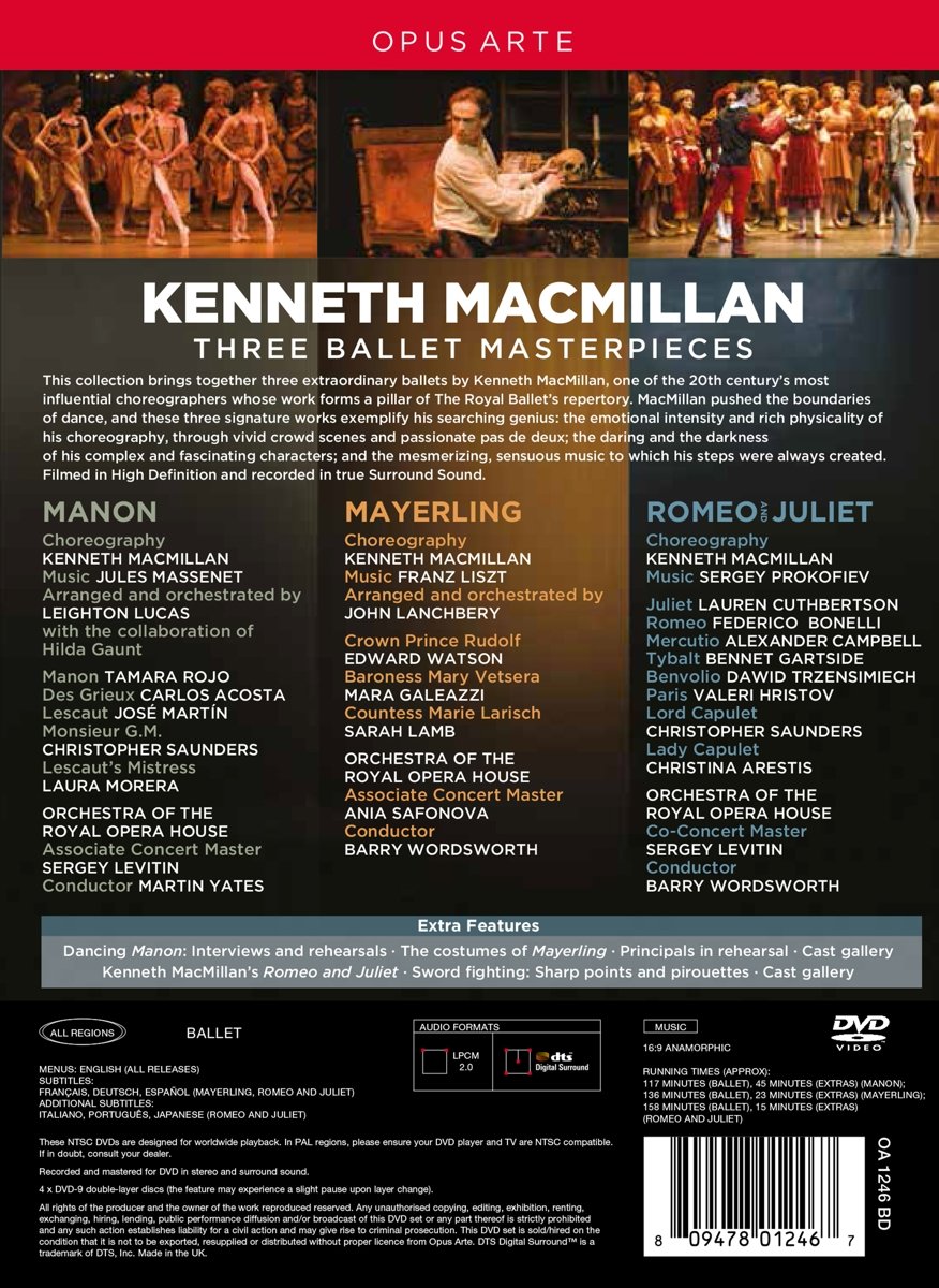 Three Ballet Masterpieces