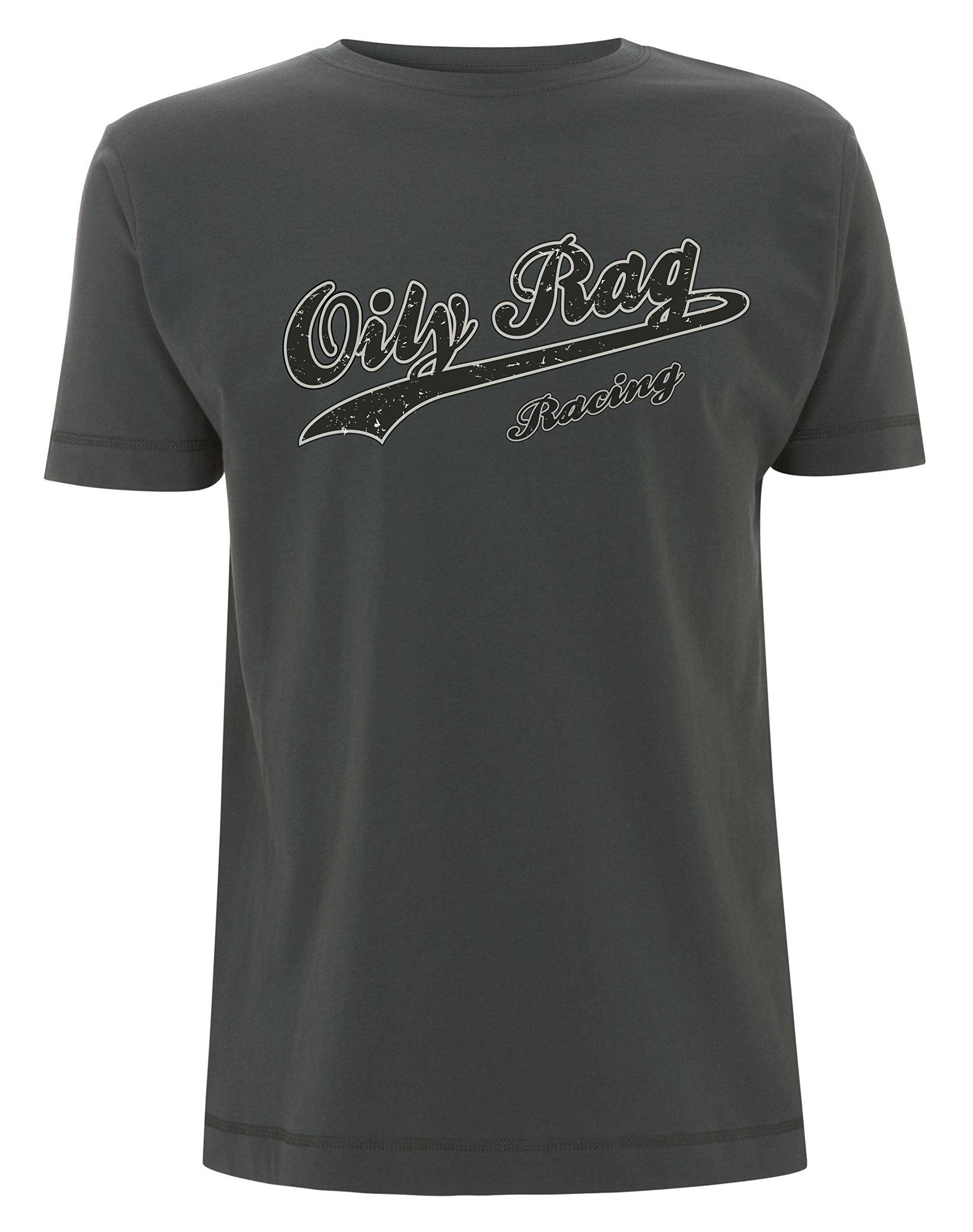 Oily RagRacing Short Sleeve T-Shirt Grey…
