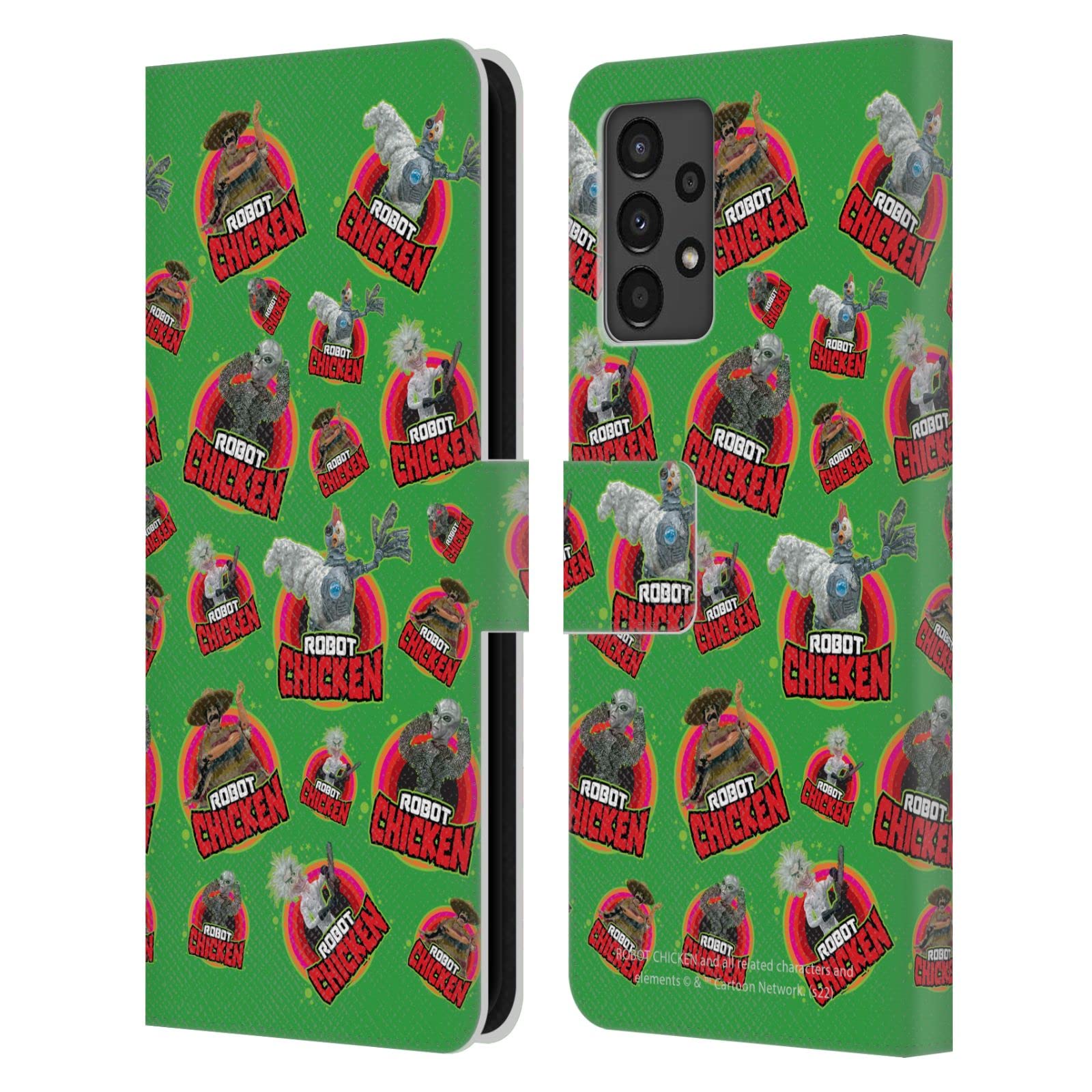 Coque Robot Chicken Galaxy A13 Housse Portefeuille