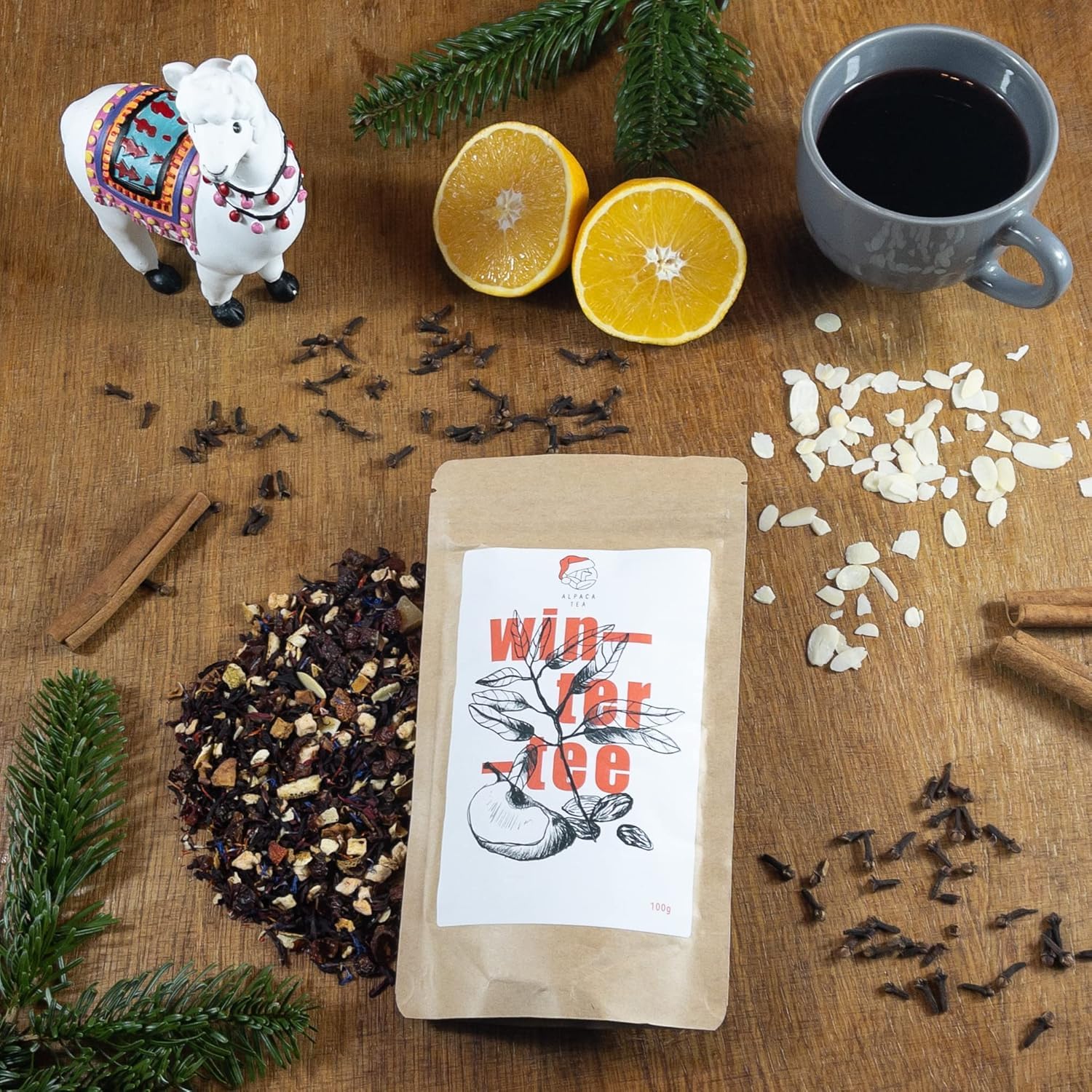 Alpaca Tea | Wintertee 10er pack | lose Früchteteemischung | (10)