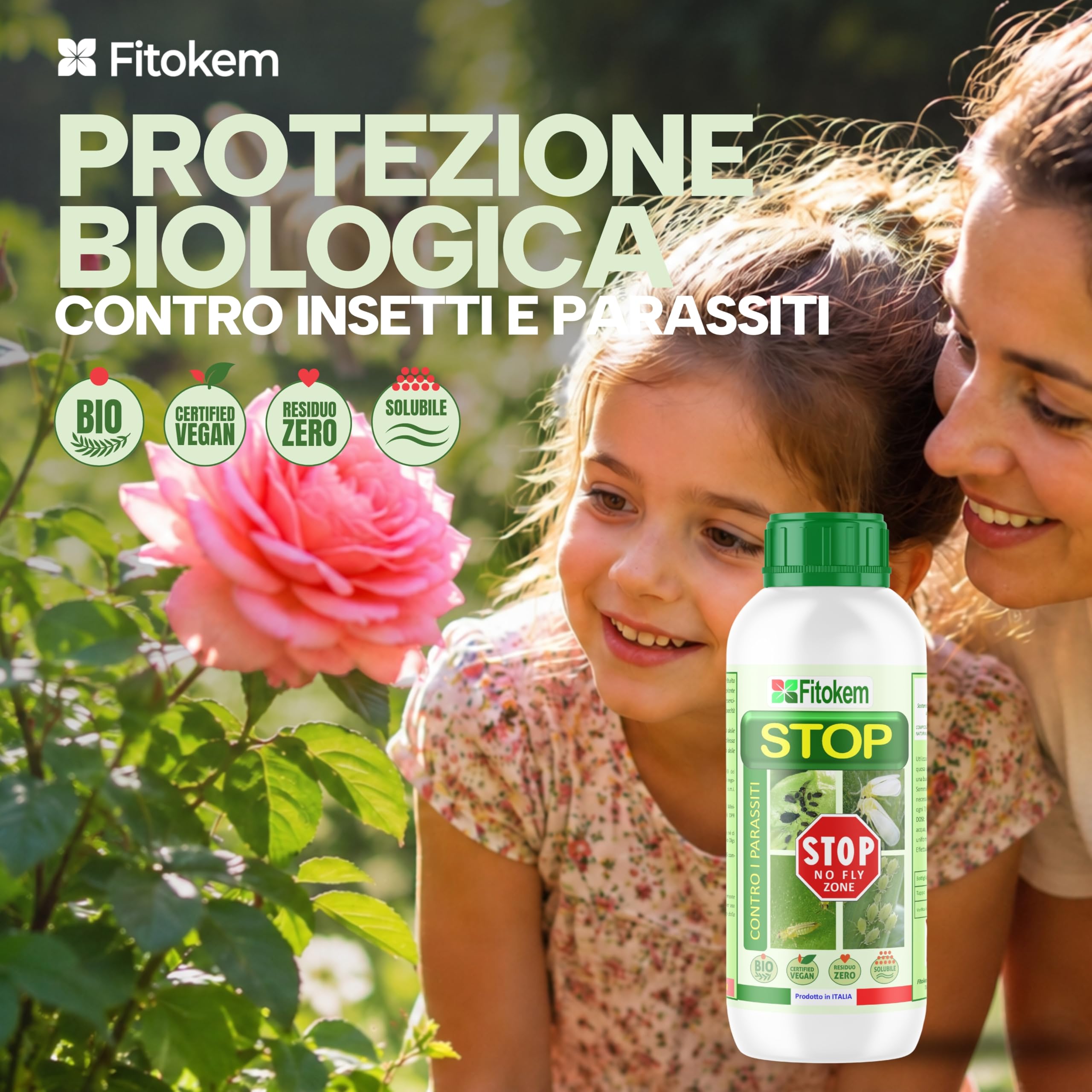 FITOKEM - STOP 1 LT -Corroborante BIO contro insetti e parassiti