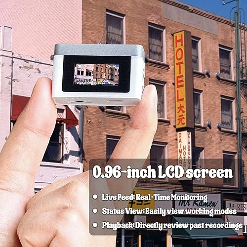 Miniatura 4 de Mini cámara digital, mini cámara retro, sensación de fotografías antiguas de los años 90, tamaño llavero, regalos de cumpleaños, 32 GB incluidos