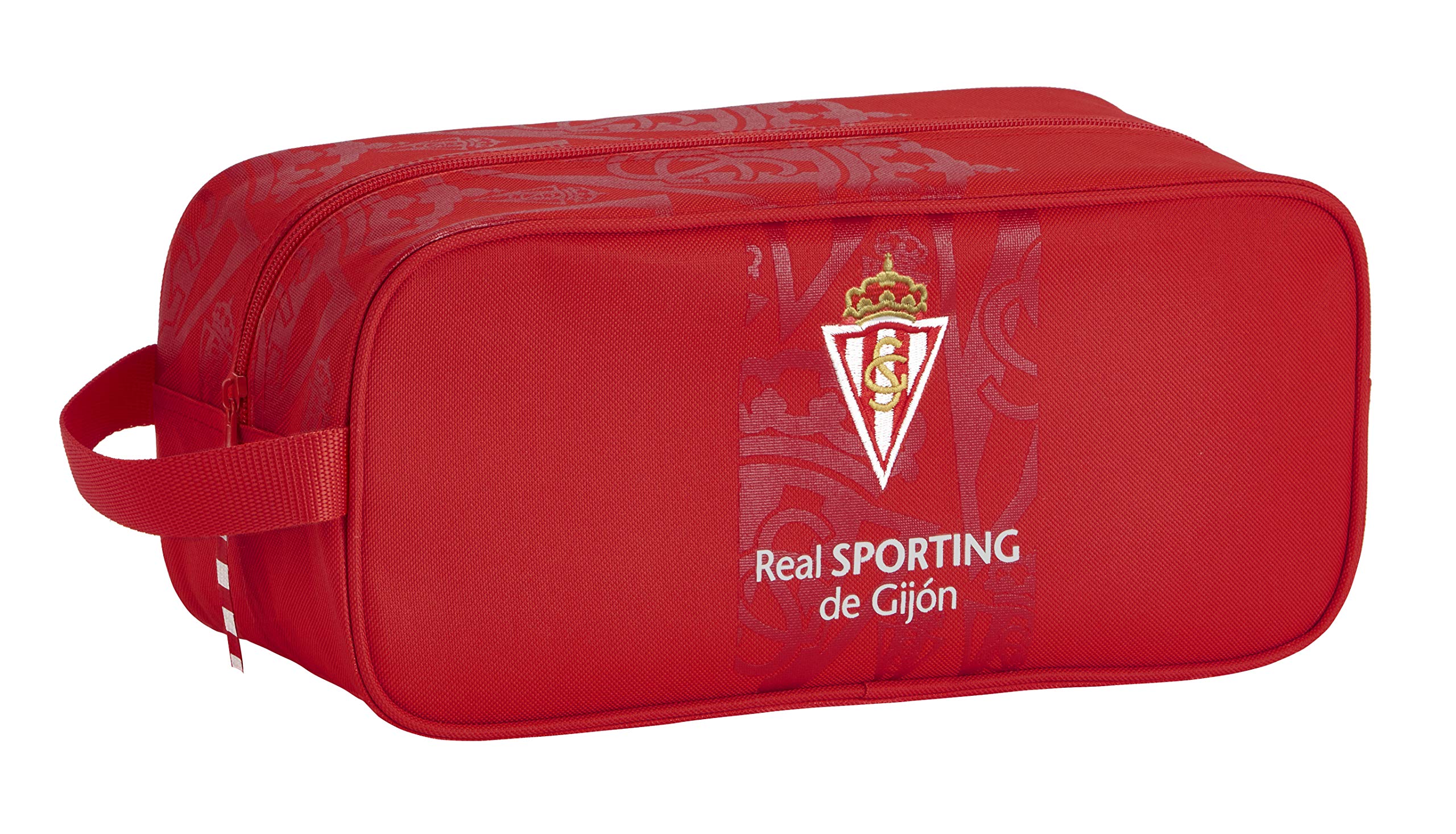 Safta Zapatillero Mediano de Real Sporting de Gijón Oficial, 340x140x150mm