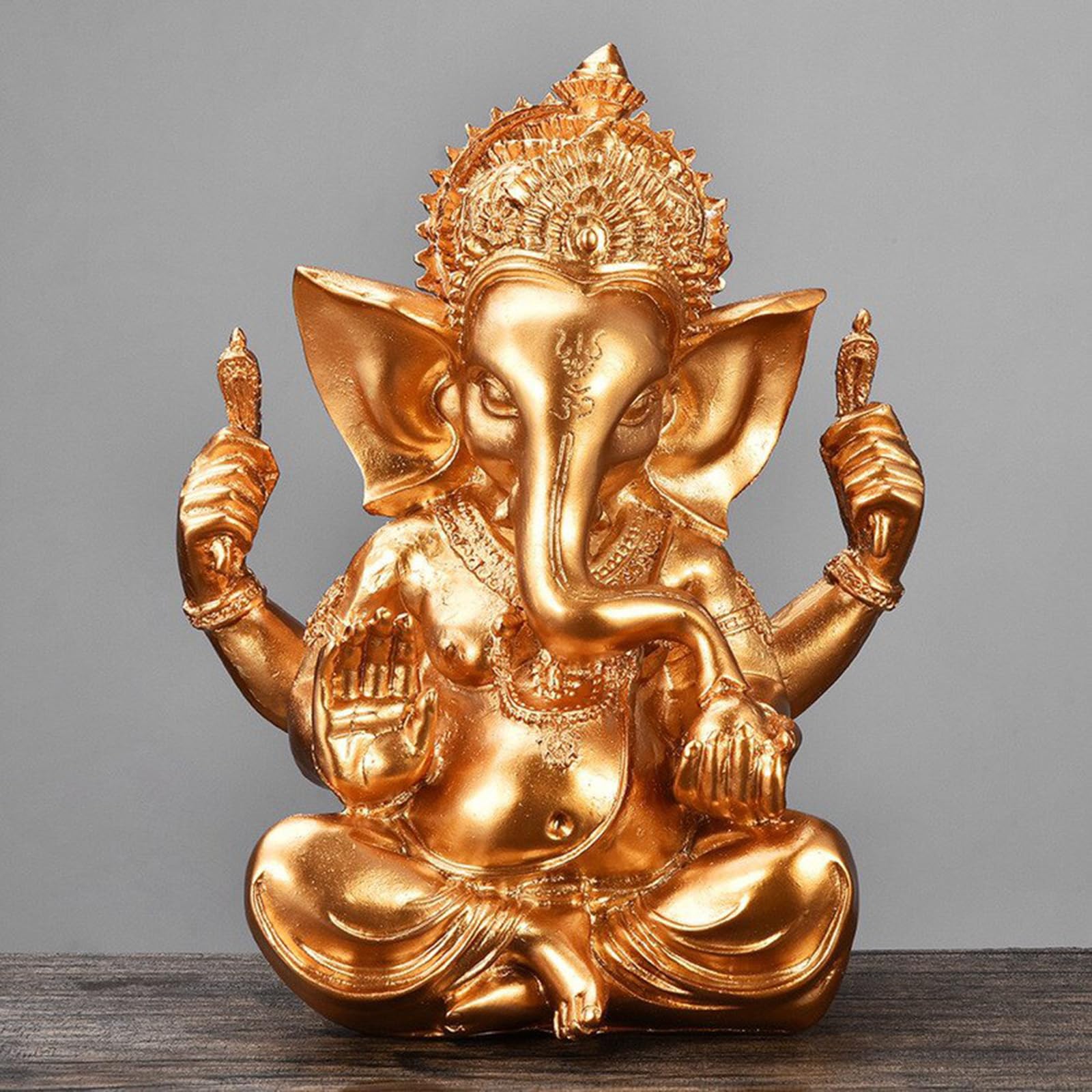 Estatua de Buda Ganesh - Estatua de Buda para decoración del hogar - Estatua de elefante para jardín al aire libre