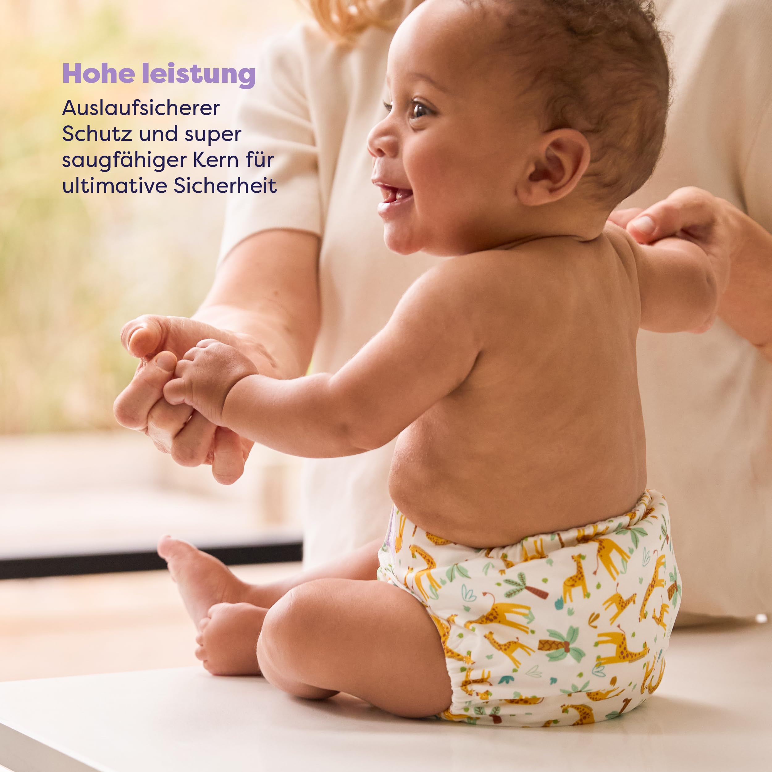 Bambino Mio 3er-Pack Miosolo Classic All-in-One Stoffwindel (ANIMALA) - waschbare Windeln in Einheitsgröße mit verstellbaren Druckknöpfen, auslaufsicher und saugfähig, wiederverwendbare Babywindeln