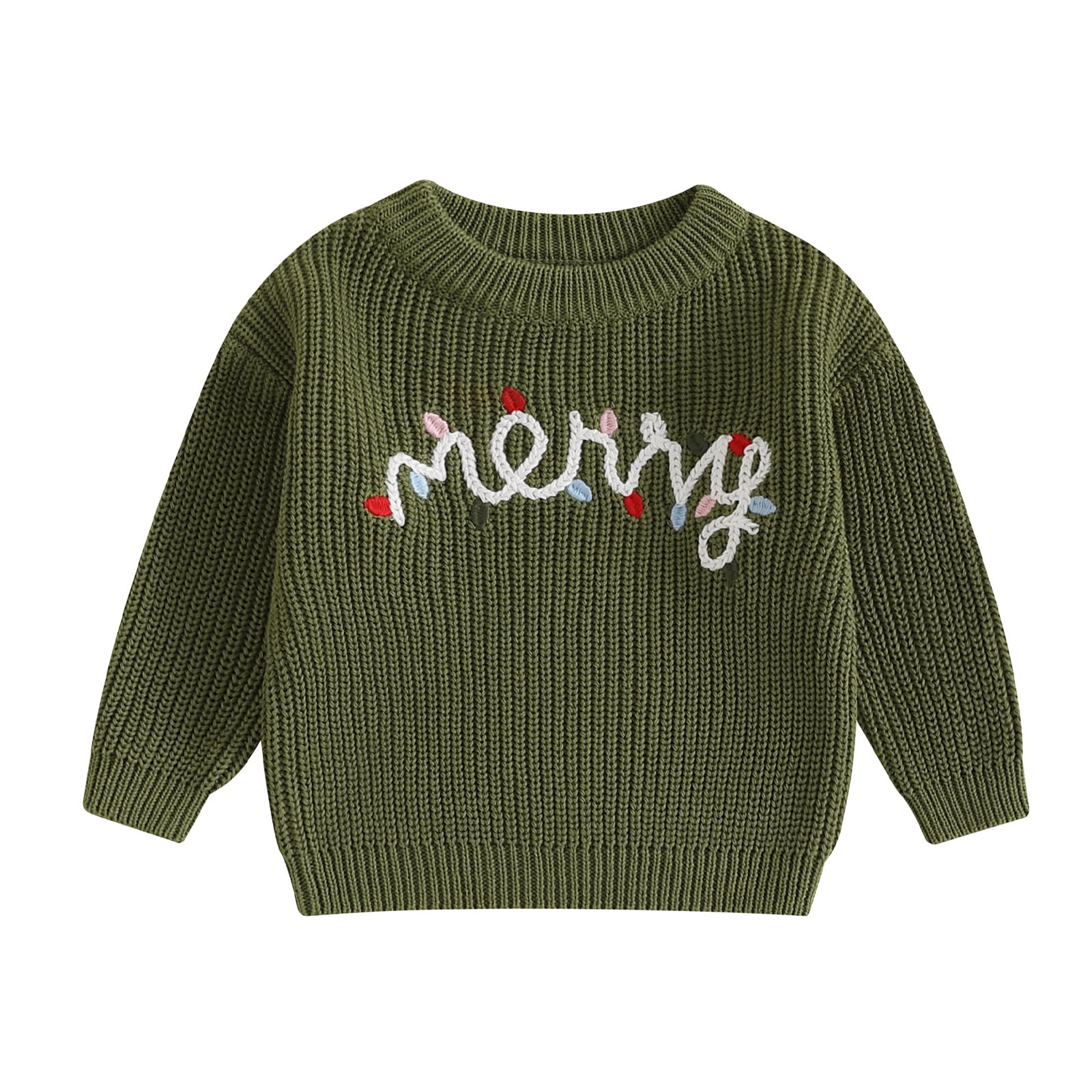 LSFYSZD Toddler Baby Girls Boys Halloween Pumpkin Sweaters Long Sleeve Crew Neck Winter Warm Knitwear Pullover Jumpers Top — view 53
