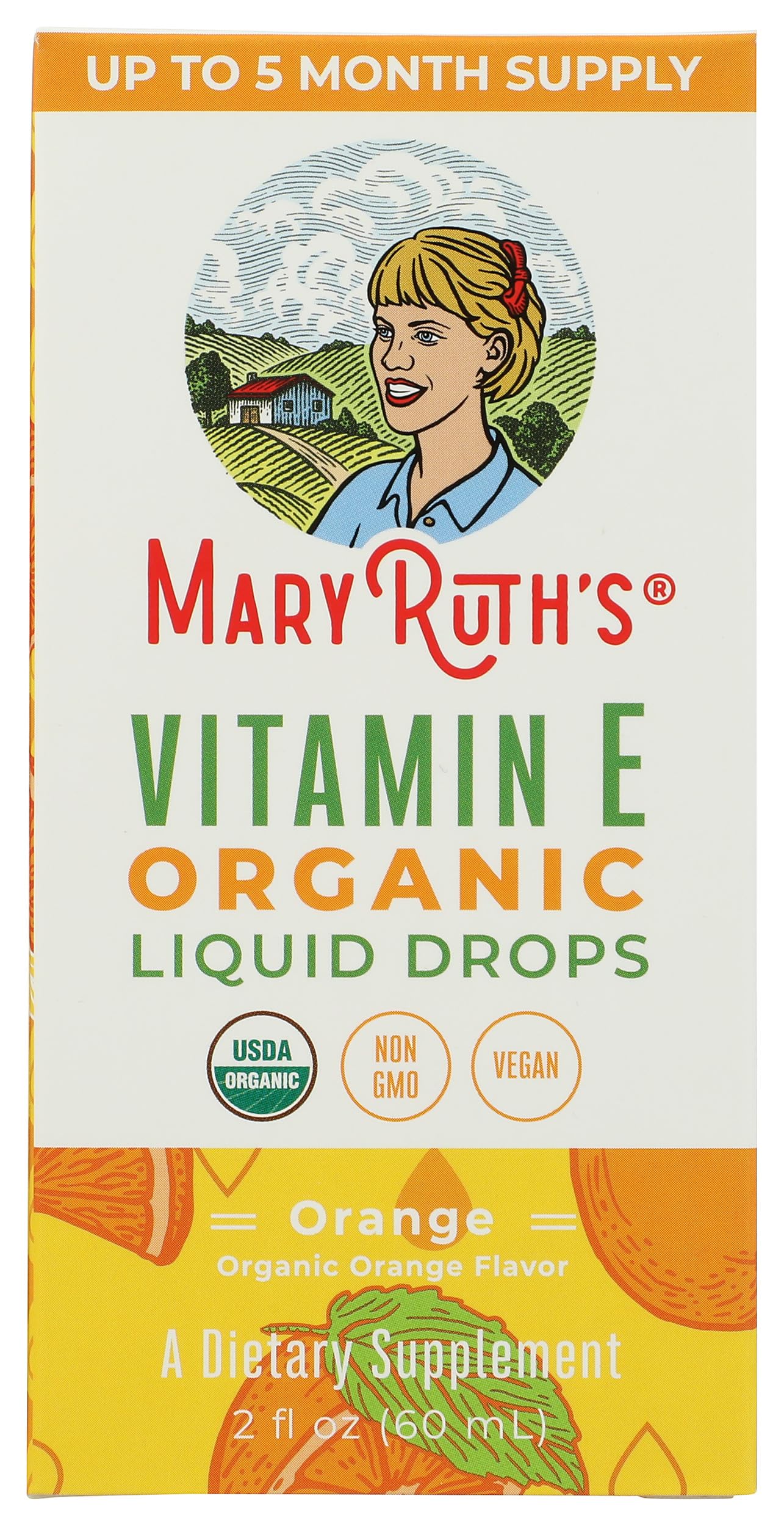 Mary Ruth's, Vitamin E Drops Organic, 2 Fl Oz