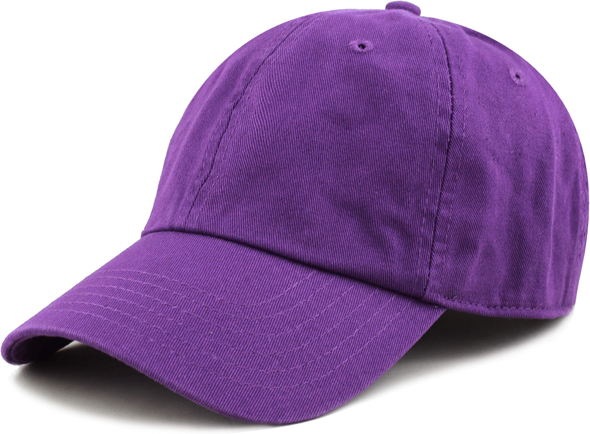 Cotton Baseball Cap Dad Hat – Washed Low Profile Adjustable Hat for Men Women Casual Outdoor Running Golf