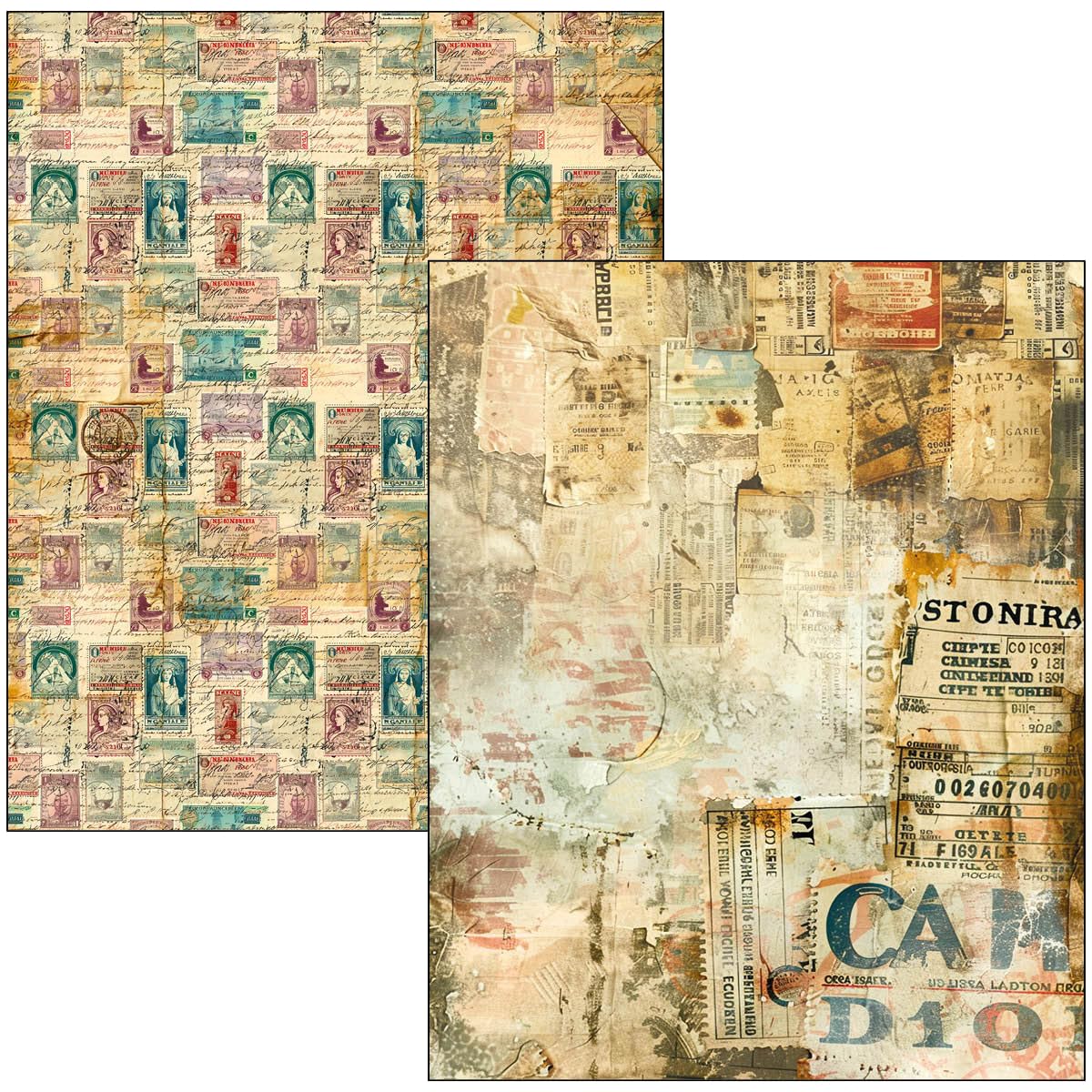 Ciao Bella Mixed Media Book A4 Motivpapier Scrapbooking DIY