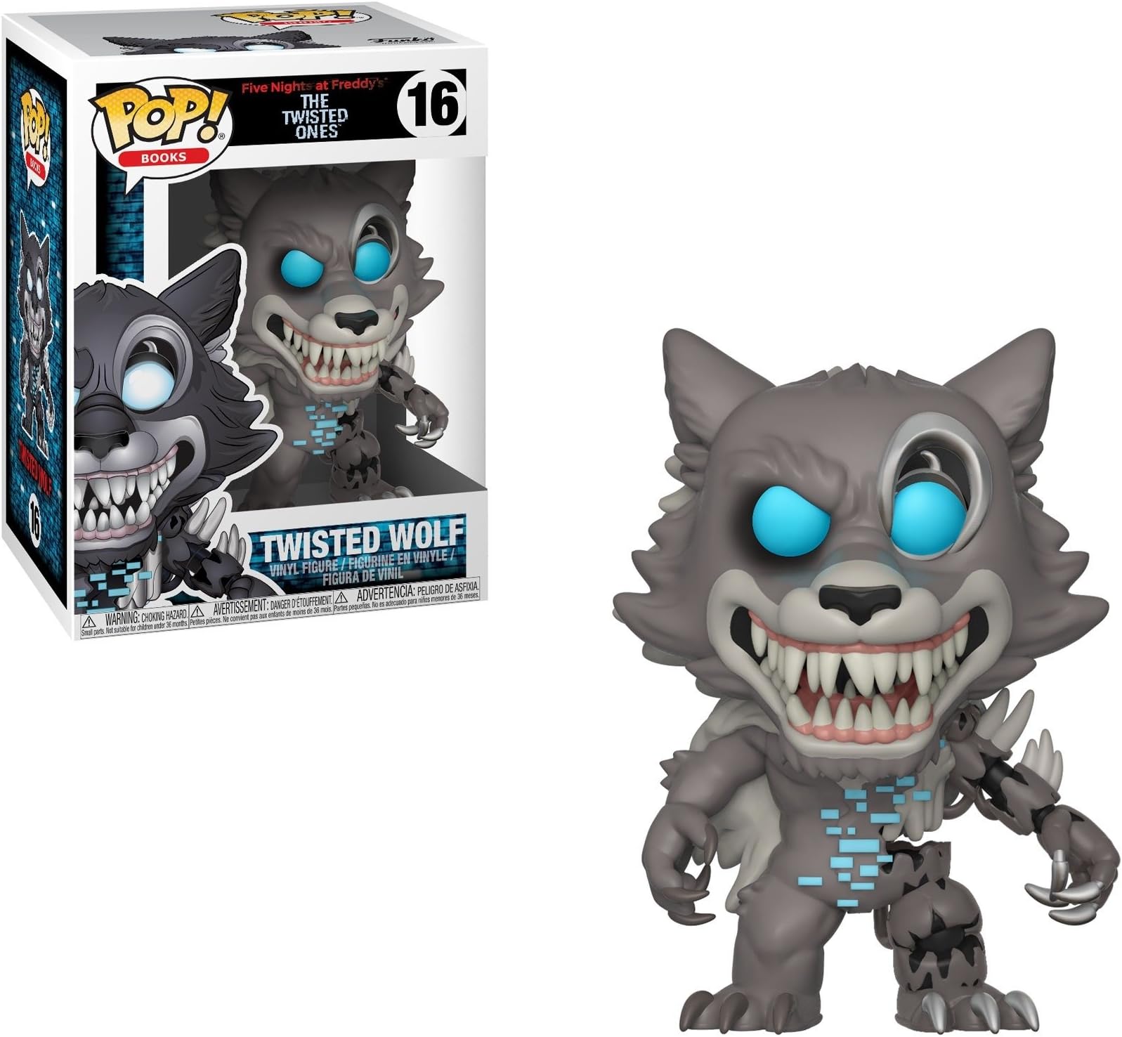 POP! Books: Five Nights at Freddy's-Twisted Wolf Collectible Figure, Multicolor