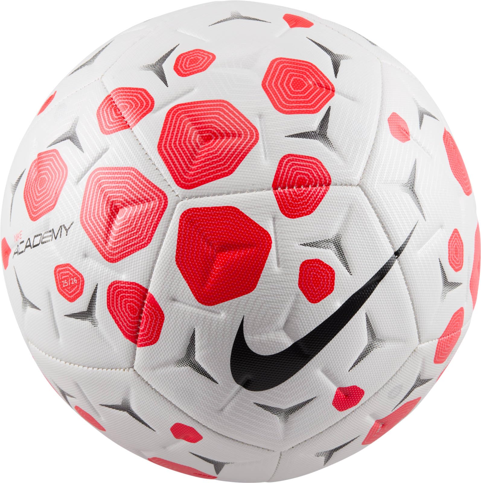 Nike Academy Fußball, White/Bright Crimson/Black, HV4386-102, 4