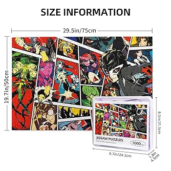 ペルソナ5 ジクソーパズル 1000ピース Amazon.co.jp: ペルソナ5 ジグソーパズル 1000ピース マイクロ